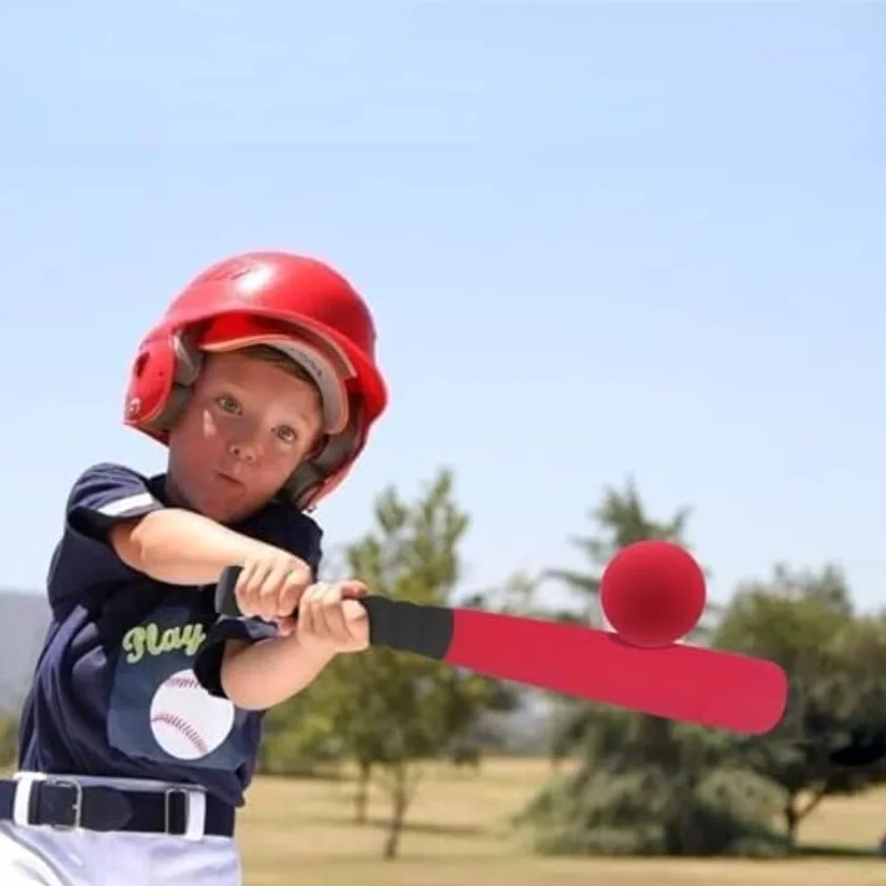 Mazza da baseball in spugna espansa per bambini 54 cm rossa