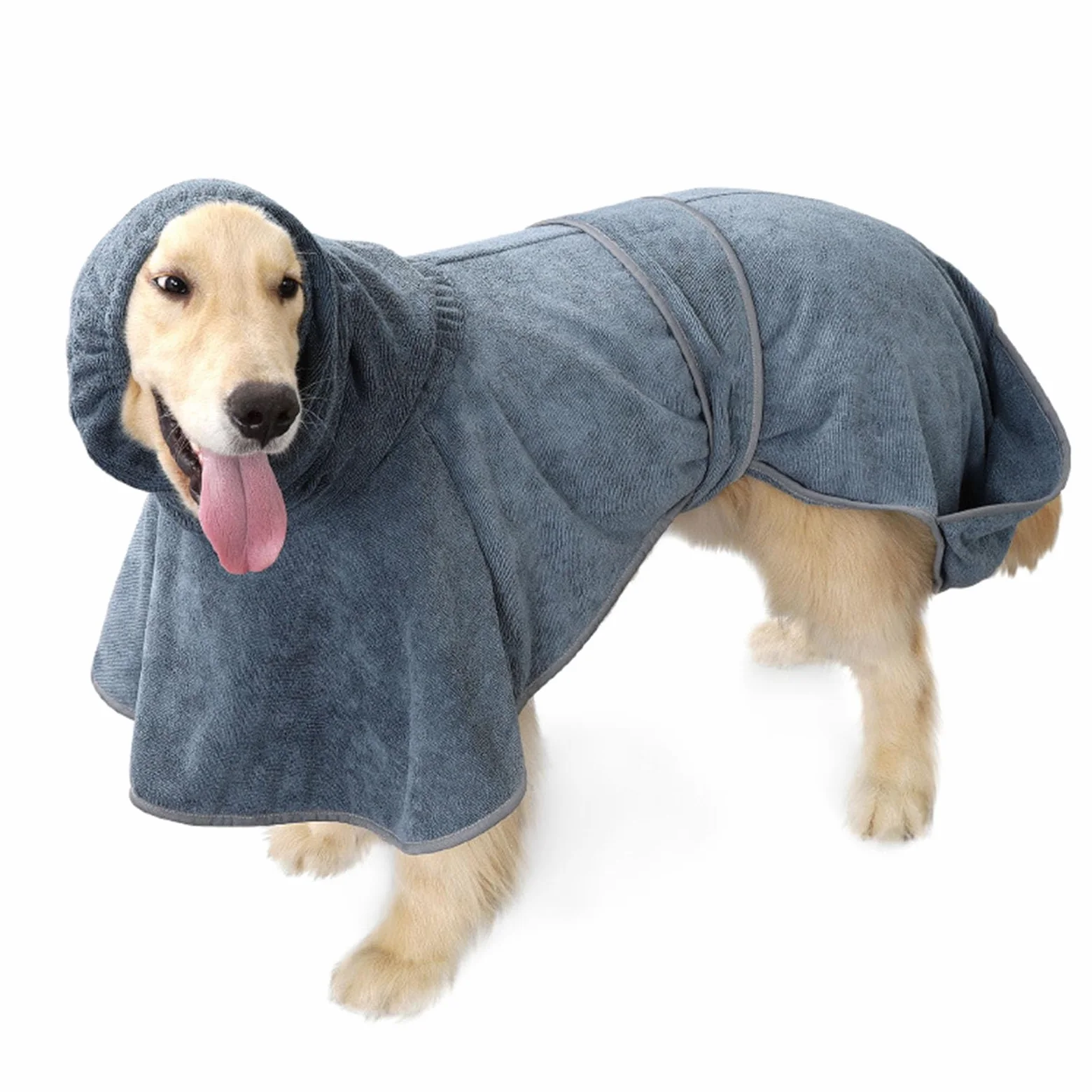 Accogliente accappatoio per animali domestici per cani addensare asciugamano mantiene gli animali domestici caldi e asciutti dopo il bagno o durante il nuoto