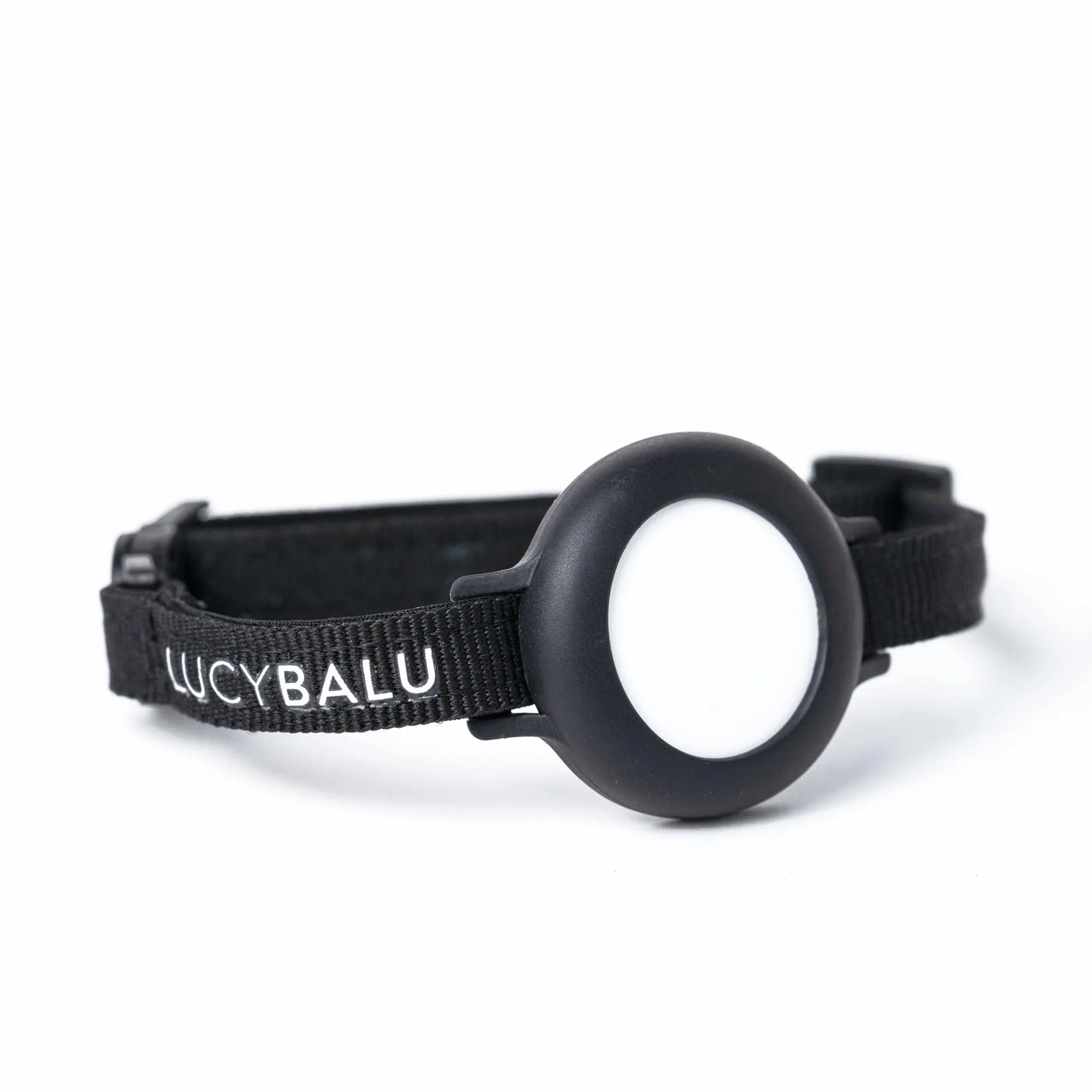 LucyBalu® Dori Collare AirTag antistrappo in nylon per gatti I Nero
