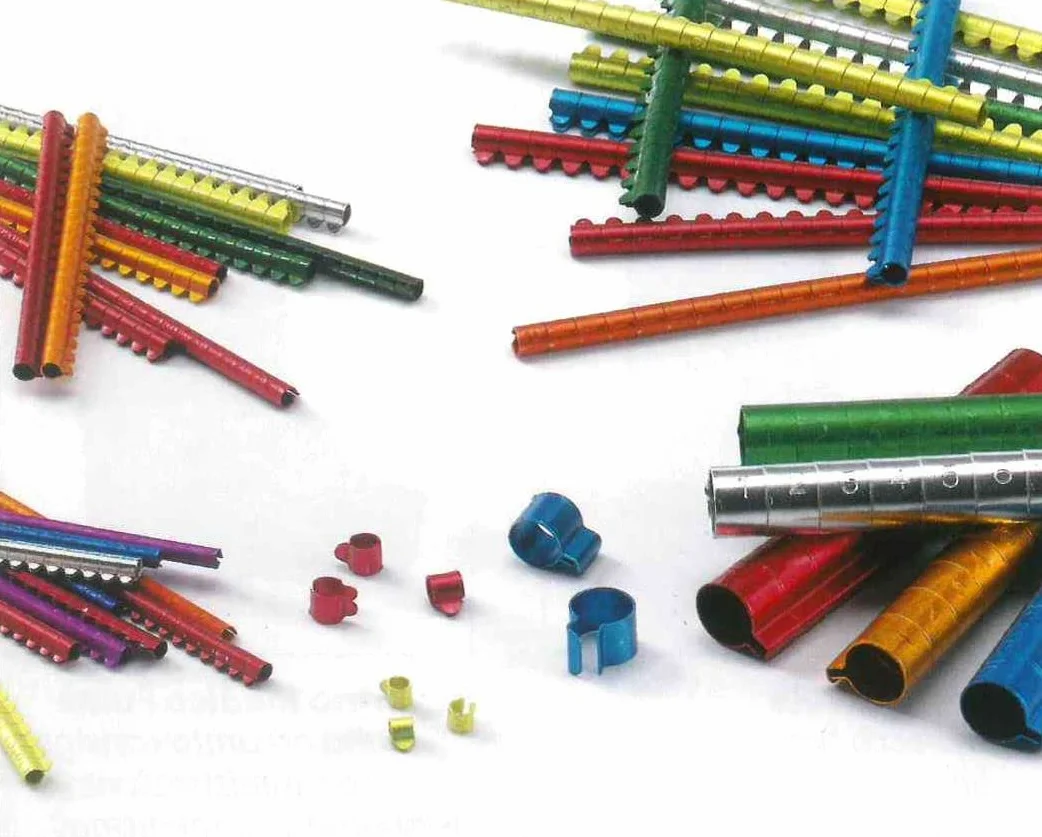 Generico Anellini numerati per Gli Uccellini da Compagnia Disponibili in Alluminio e plastica per Una Corretta catalogazione dei Vostri allevamenti. (Alluminio 6 mm Inseparabili, 10 anellini)