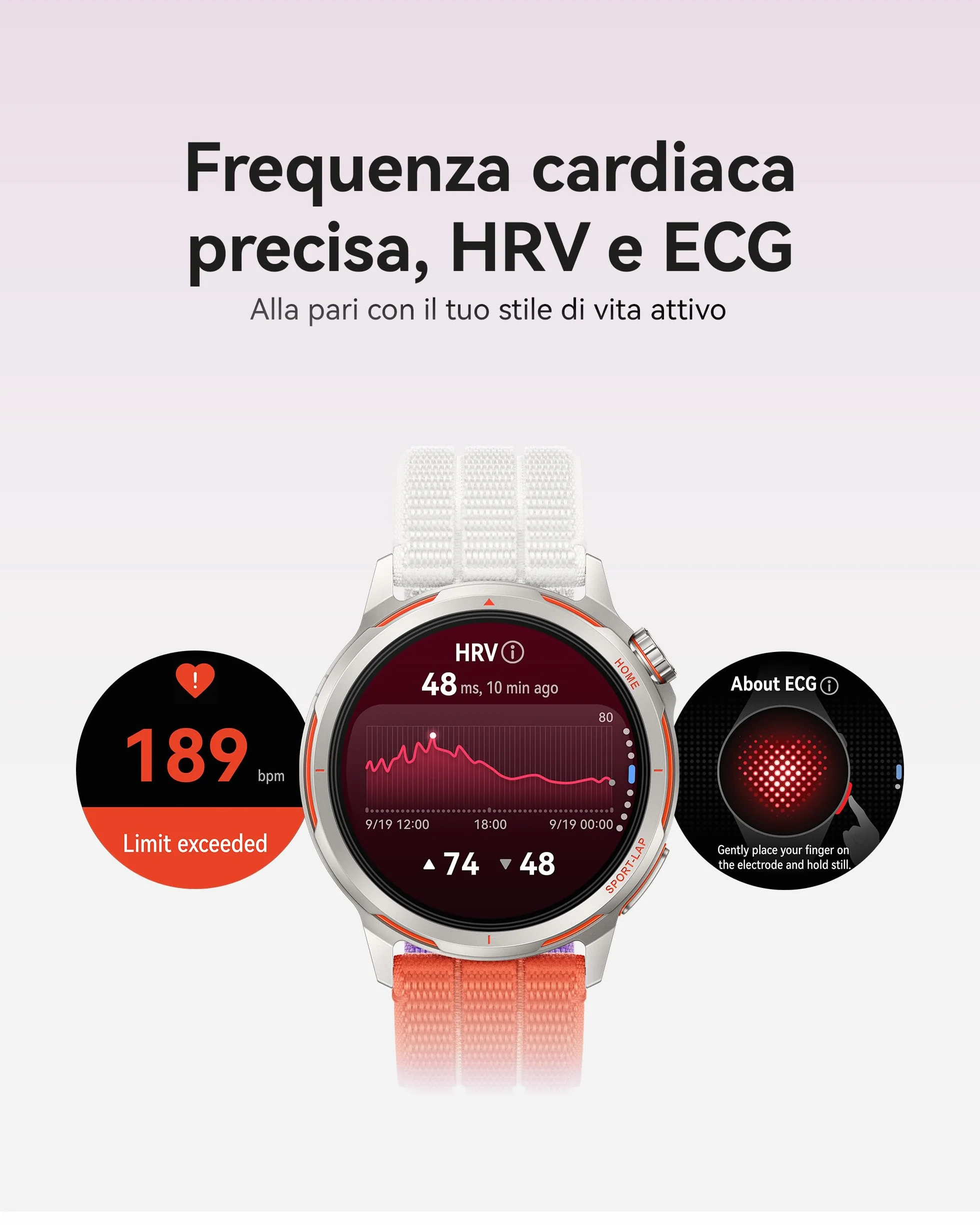 HUAWEI WATCH GT Runner 2 Smartwatch per Uomo, fino a 14 Giorni, Modalità Maratona, Monitoraggio della Salute, HRV, ECG, SpO2, Monitoraggio del Sonno, GPS, Pagamenti NFC, iOS e Android, Blu