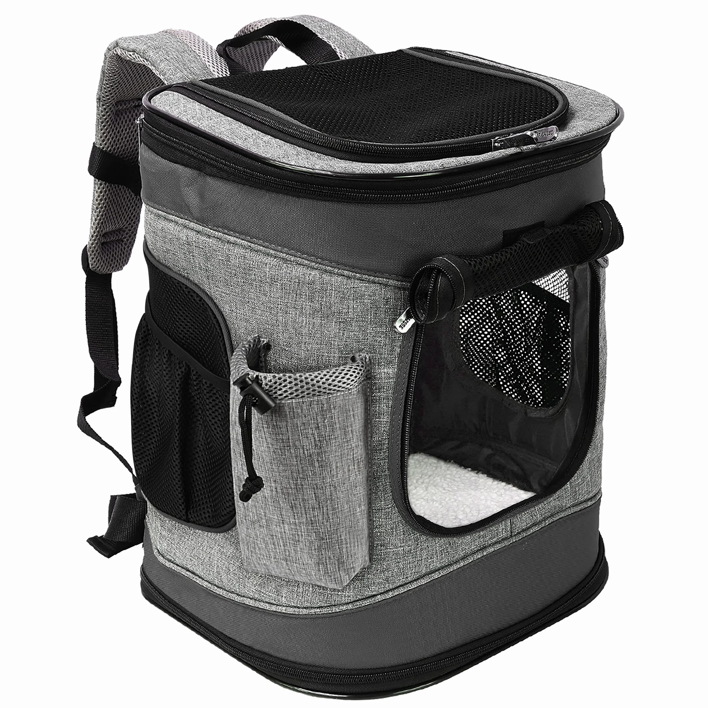 Kato Tirrinia Pet Dog Carrier Zaino, Pet Carrier Bag con Rete per Cani Medi Gatti, 1.5lbs Cucciolo Zaino Carrier Borsone Portatile per All'aperto