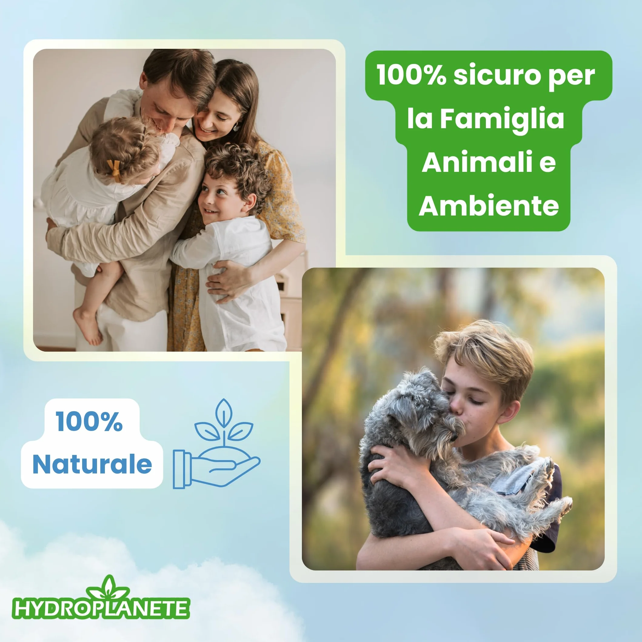 Terra di diatomee grigia multiuso | Polvere alimentare e igiene animale | Senza additivi e 100% naturale | Prodotto in Francia | Disponibile da 350 g a 25 kg | Hydroplanete (3 kg)