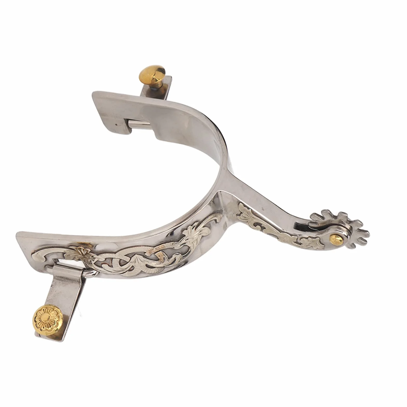 Focket Speroni Western da Cowboy, 2 Pezzi Speroni da Cavallo in Acciaio Inossidabile Squisito Vintage con Ingranaggio Rotante,Speroni da Stivale Steampunk in Metallo di Ottima Lavorazione