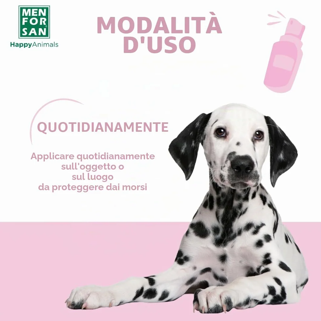 Spray Anti-mordillage pour chiens Menforsan (125 ml)