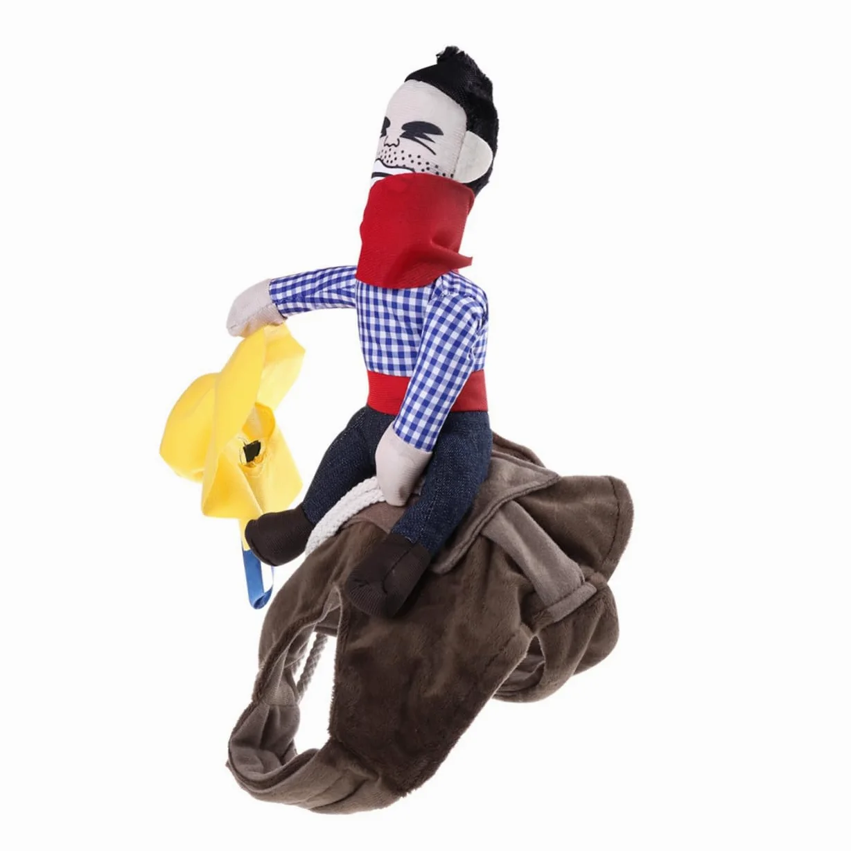 VICASKY 2 Pezzi Costume per Animali da Compagnia Cowboy in Denim Traspirante da Adatto per Cani come Pug Maltese Bulldog Francese e Corgi per Feste Halloween e Servizi