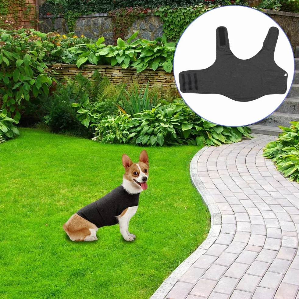 Joyzan Giacca Antiansia per Cani Cappotto Calmante Leggero Regolabile
