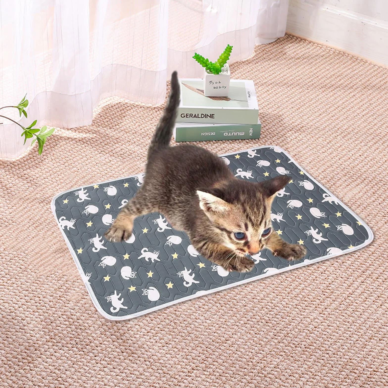 2Pcs Tappetino Refrigerante per Coniglio, 40x30cm Tappeto Refrigerante per Coniglio, Tappetino Rinfrescante per Conigli, Cincillà, Criceto Porcellino d'India e Altri Piccoli Animali Domestici