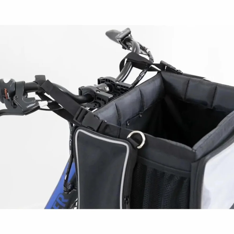 TRIXIE Bauletto anteriore per bicicletta, 41 x 26 x 26 cm, nero/grigio, 2,82 kg