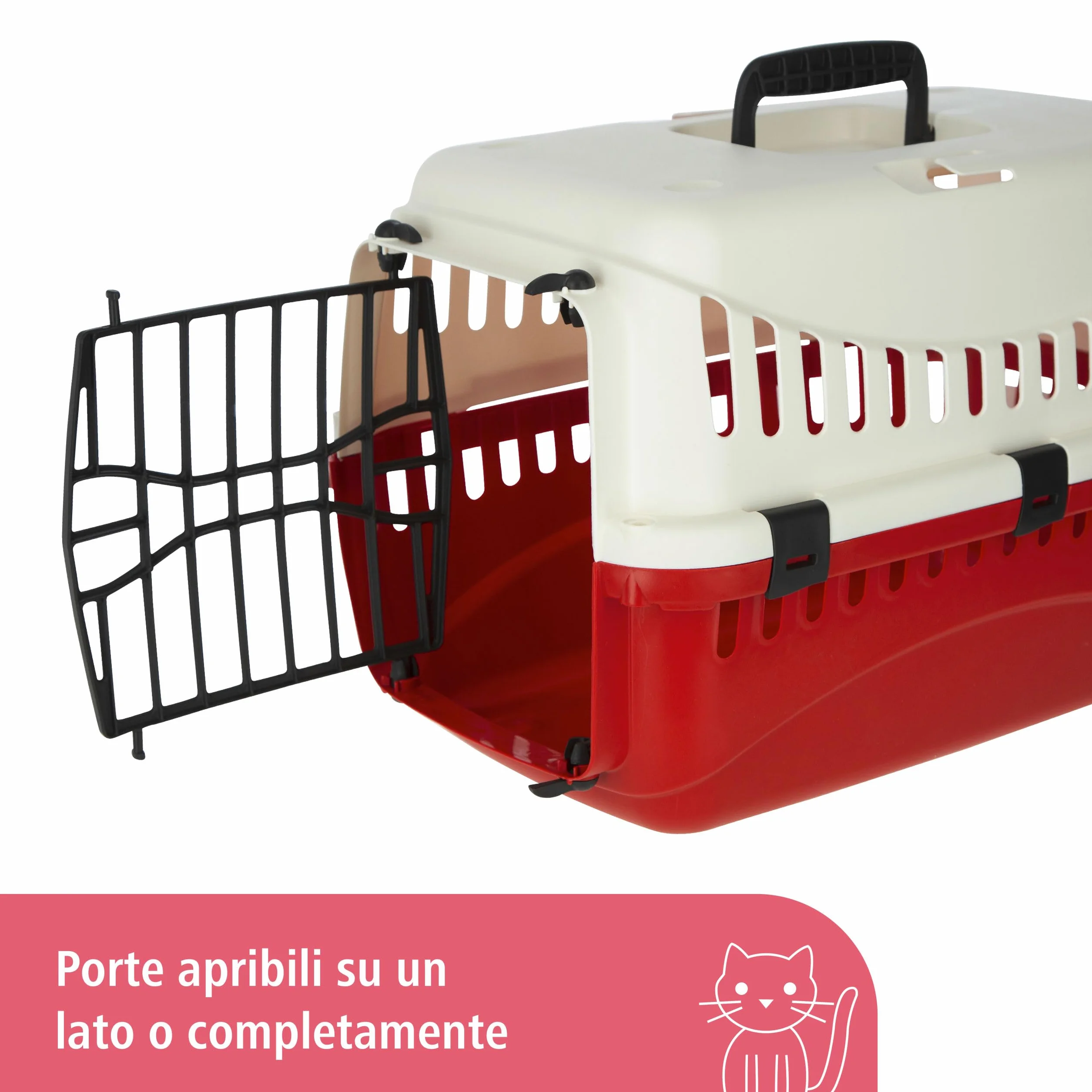 Box de transport Expedion - creme/bordeaux 48x32x32cm