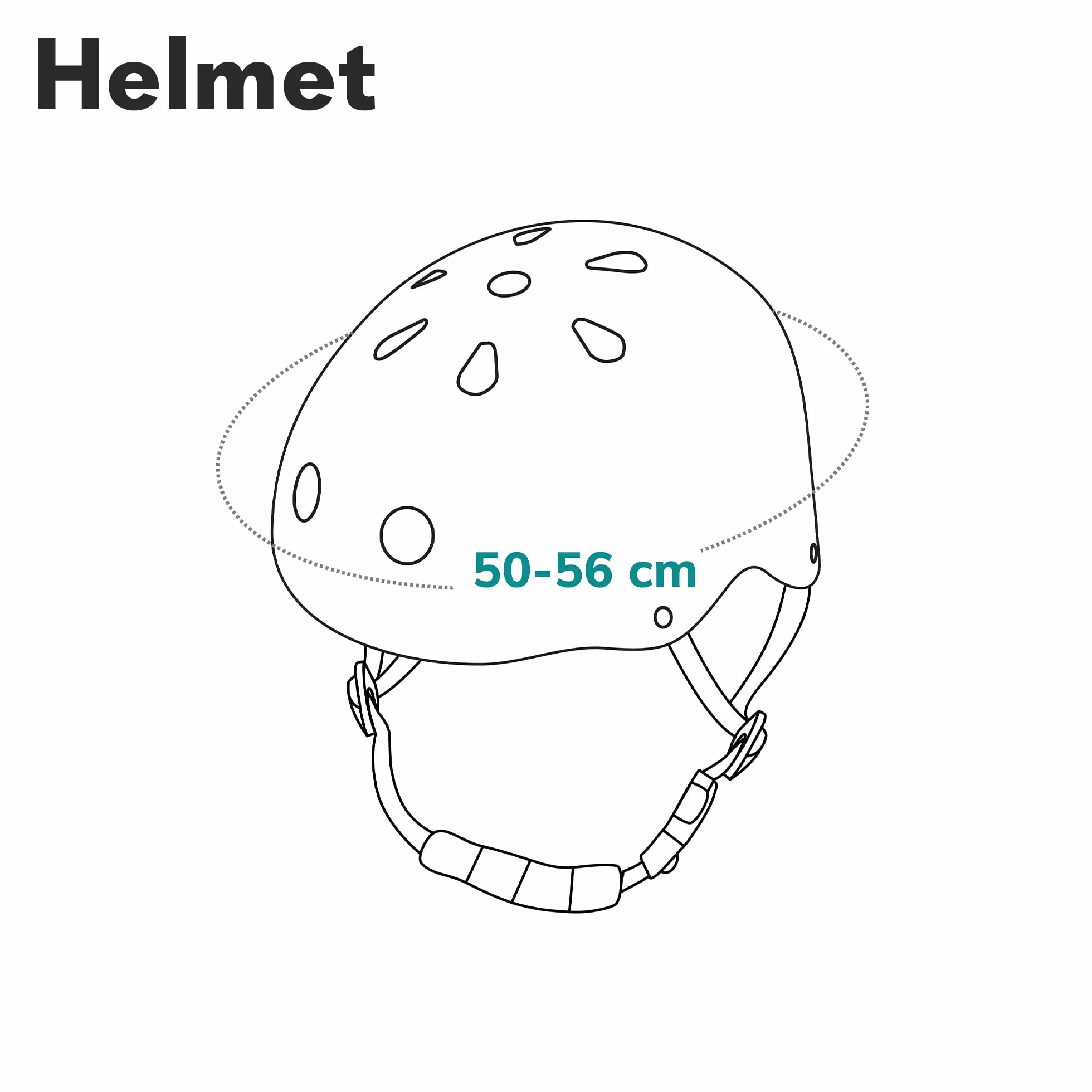 Lionelo HELMET Avventura creativa Casco Bici Bambini Taglia S Regolabile 50-56 cm Ventilato ABS EPS Certificato Intertek