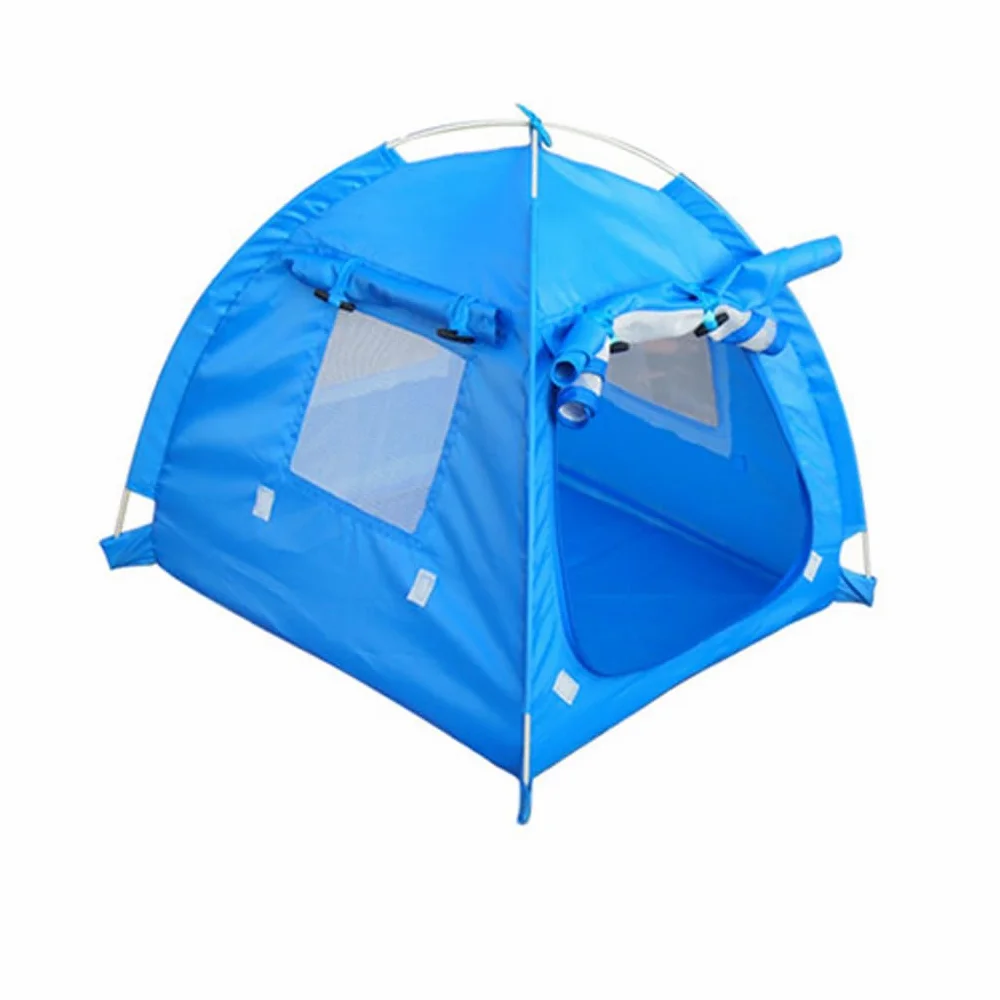 Tenda per animali domestici Casetta per animali da esterno portatile con finestra Letto in tessuto Oxford Traspirante Cerniera antivento Lavabile
