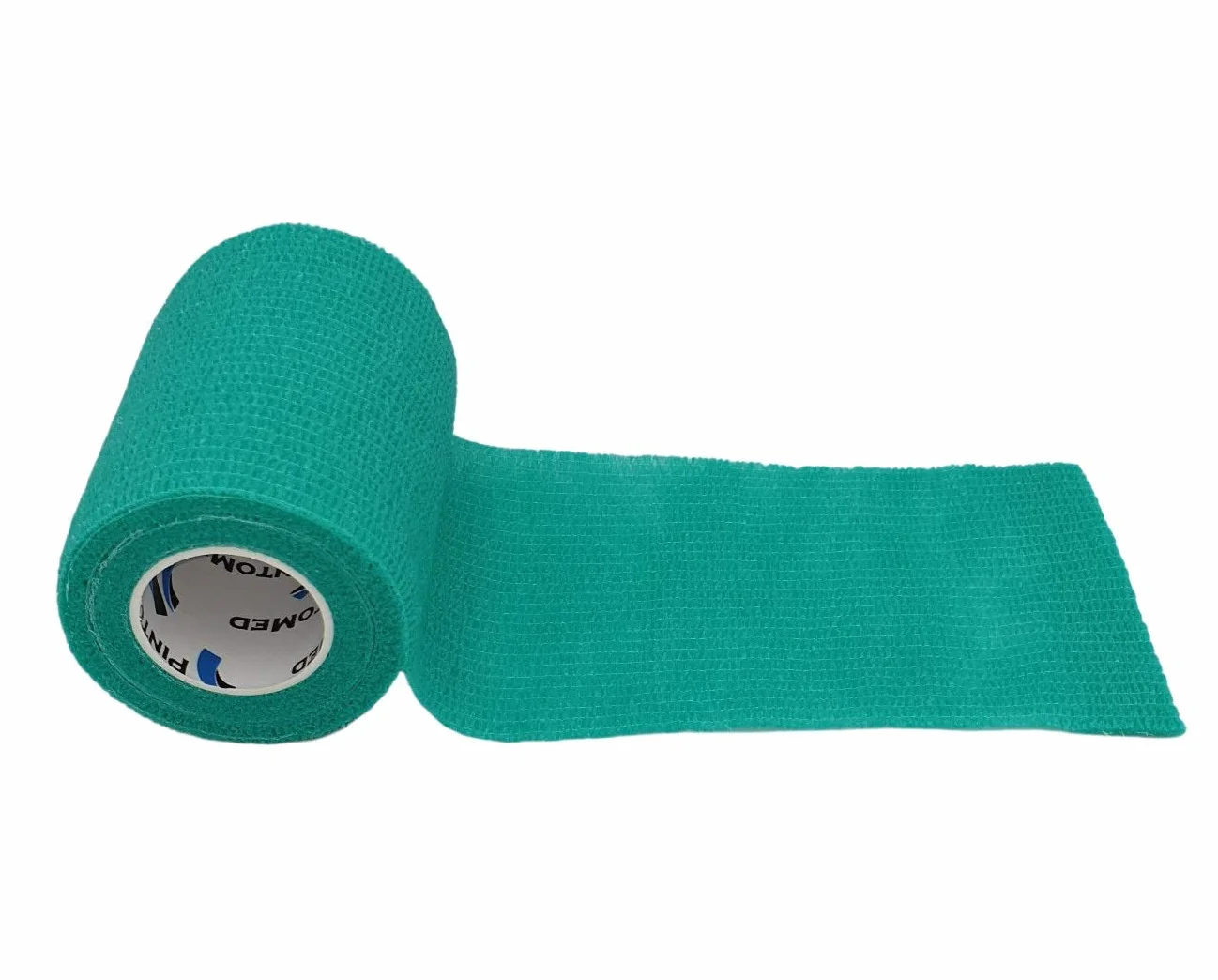 BENDAGGIO COESIVO - VERDE garza elastica, 6 rotoli x 7.5 cm x 4.5 m autoadesiva flessibile bende, qualità professionale, primo soccorso - Wrap Cohesive Bandage - Confezione da 6