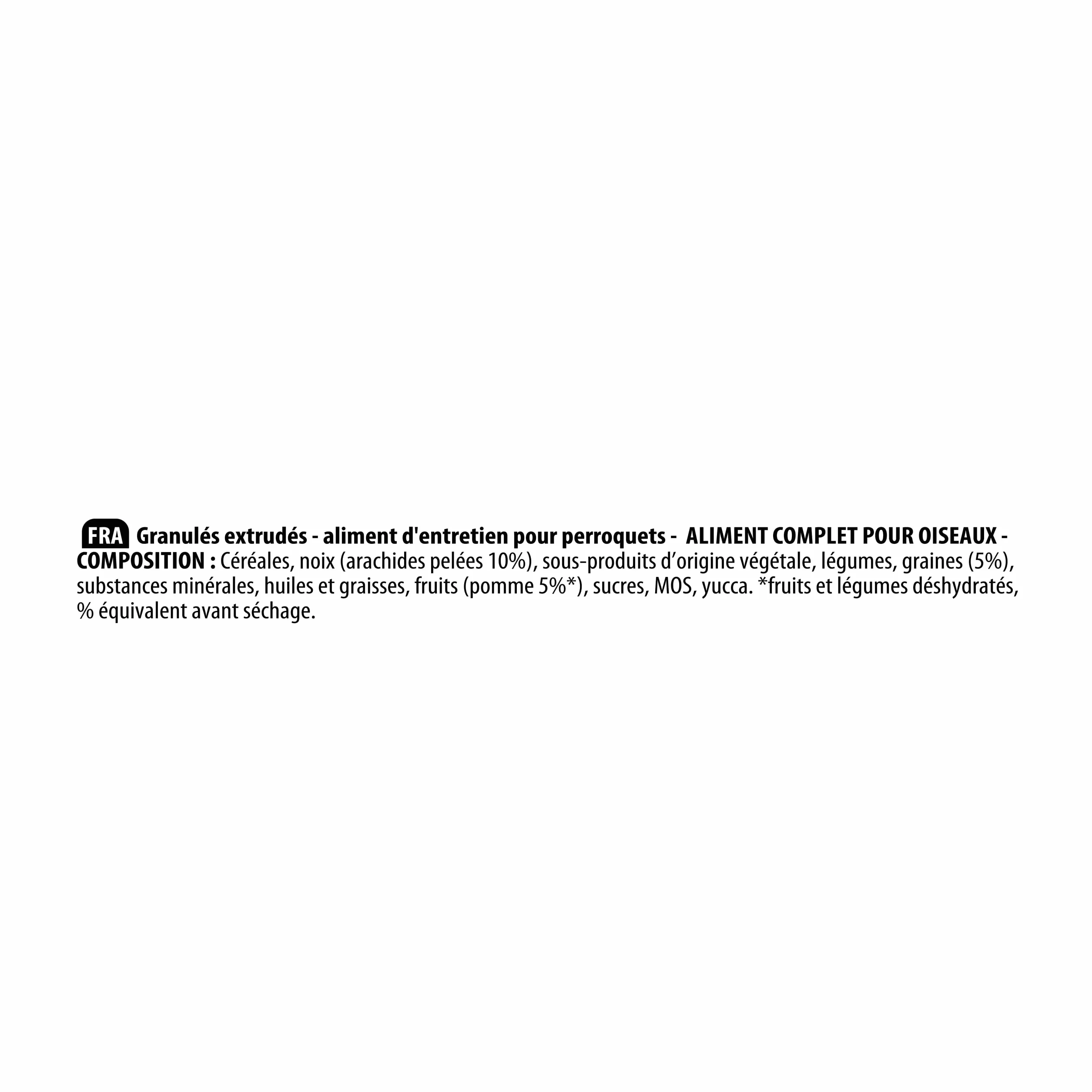 VERSELE-LAGA NutriBird P15 Tropical Pellet estrusi Alimento per pappagalli 3kg