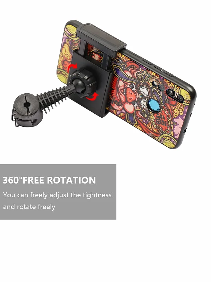 Regulowany uniwersalny uchwyt na telefon do rejestracji swing golfowy, obrót 360°