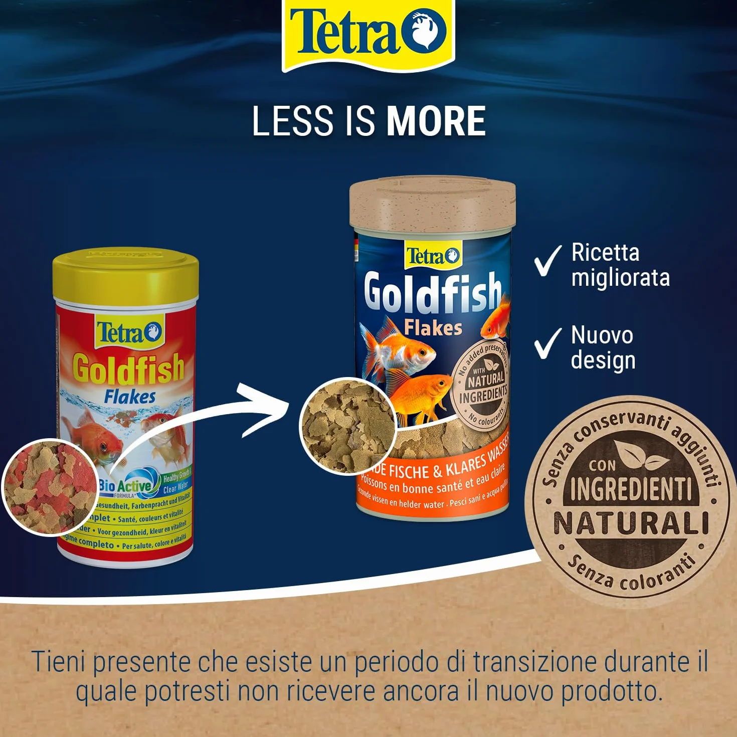 Tetra Goldfish Flakes Mangime in scaglie per pesci rossi 250 ml
