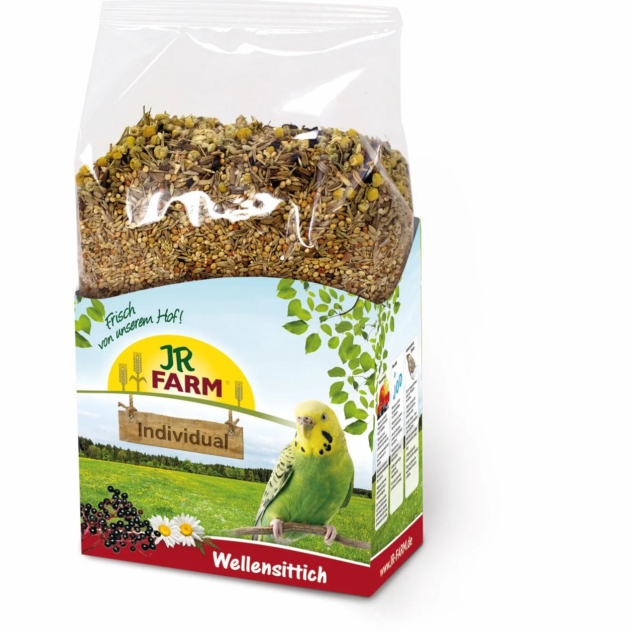 JR FARM Birds Individual - Parrocchetto ondulato, 1 kg
