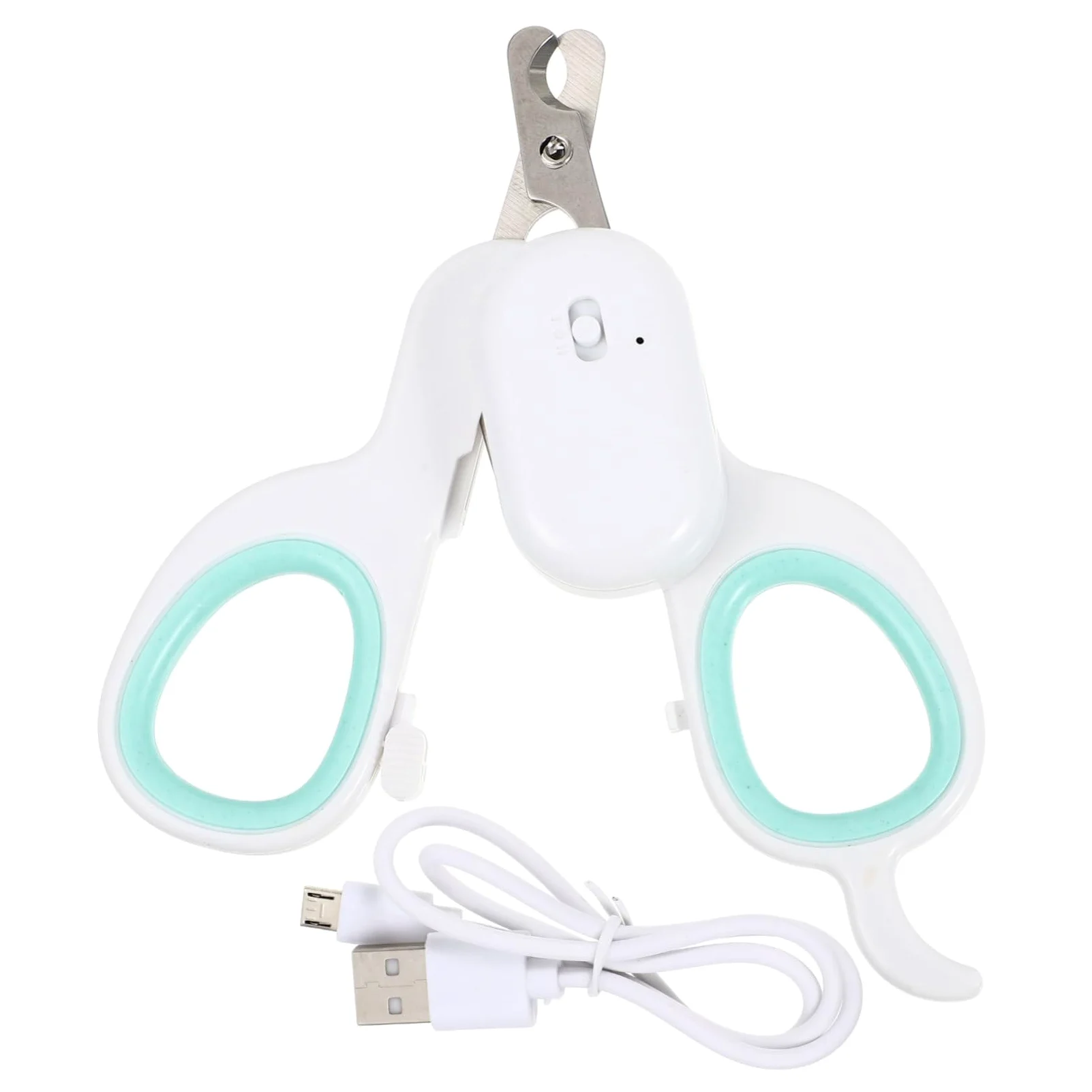 Housoutil 2pezzi Tagliaunghie per Animali Domestici con Luce LED Strumento Ergonomico per Unghie di Cani e Gatti Design Forma di Materiali Resistente e Antiscivolo Accessorio Sicuro per La