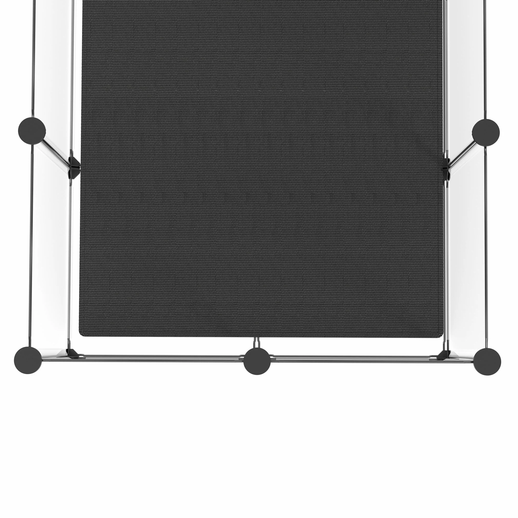 UISEBRT Recinzione libera con base e tappetino impermeabile confortevole, set da 12 pezzi, box modulare, 143 x 73 x 46 cm, per piccoli animali e cuccioli, box per cani, gabbia per conigli, recinto per