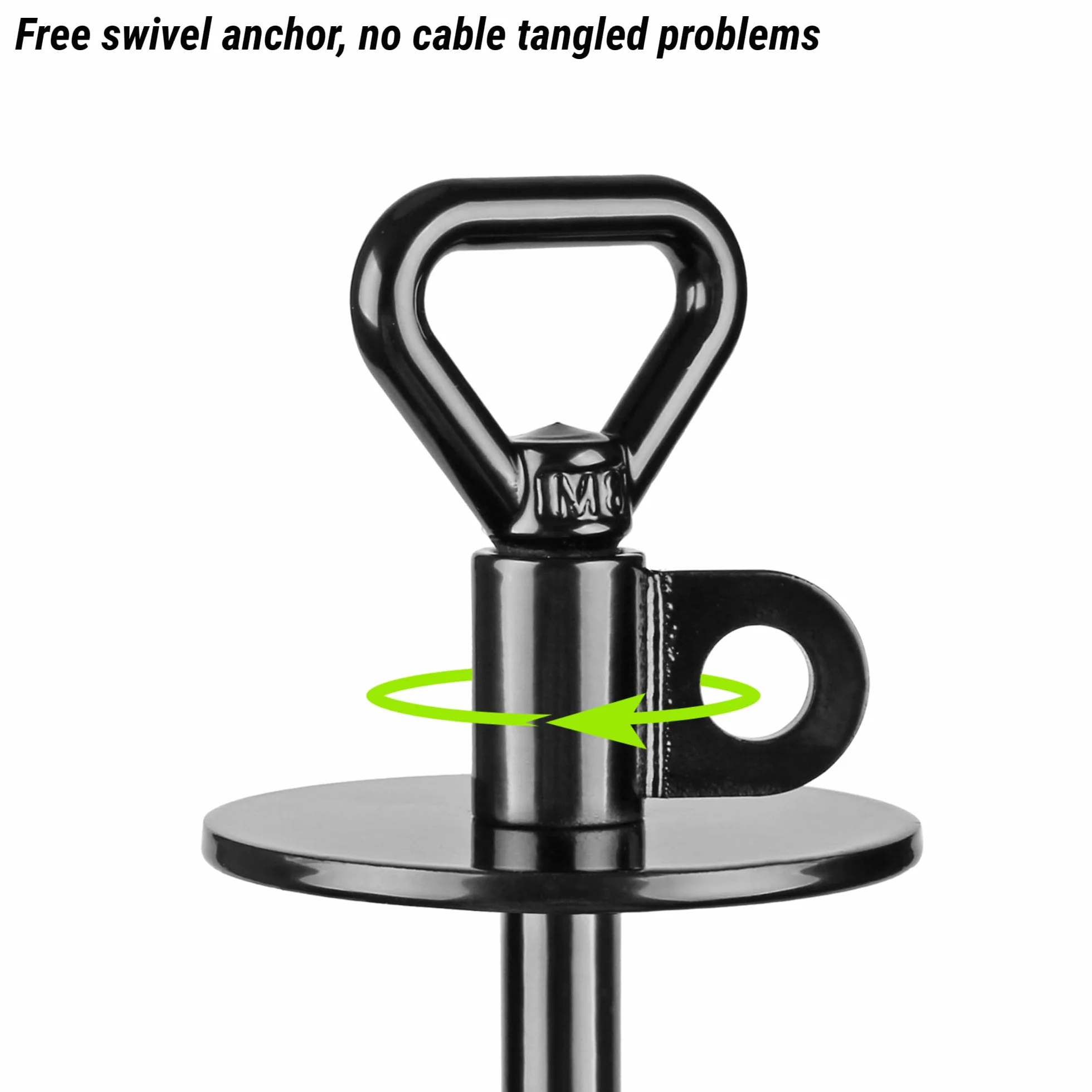 SELEWARE Cane Tie Out Stake Heavy Duty Ground Anchor-E