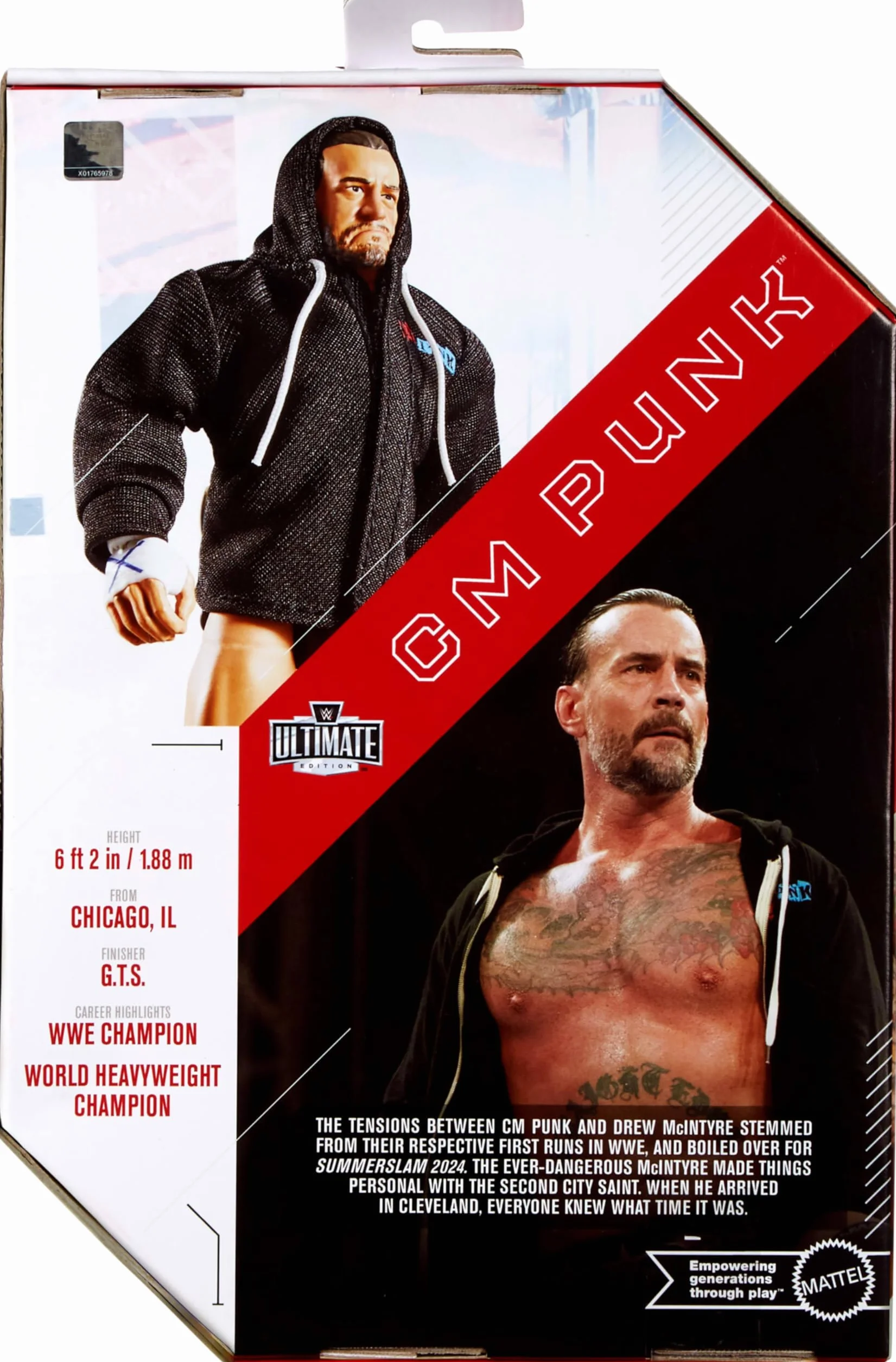 Mattel WWE CM Punk Ultimate Edition Serie 27 Action Figure 30 Articolazione Punti