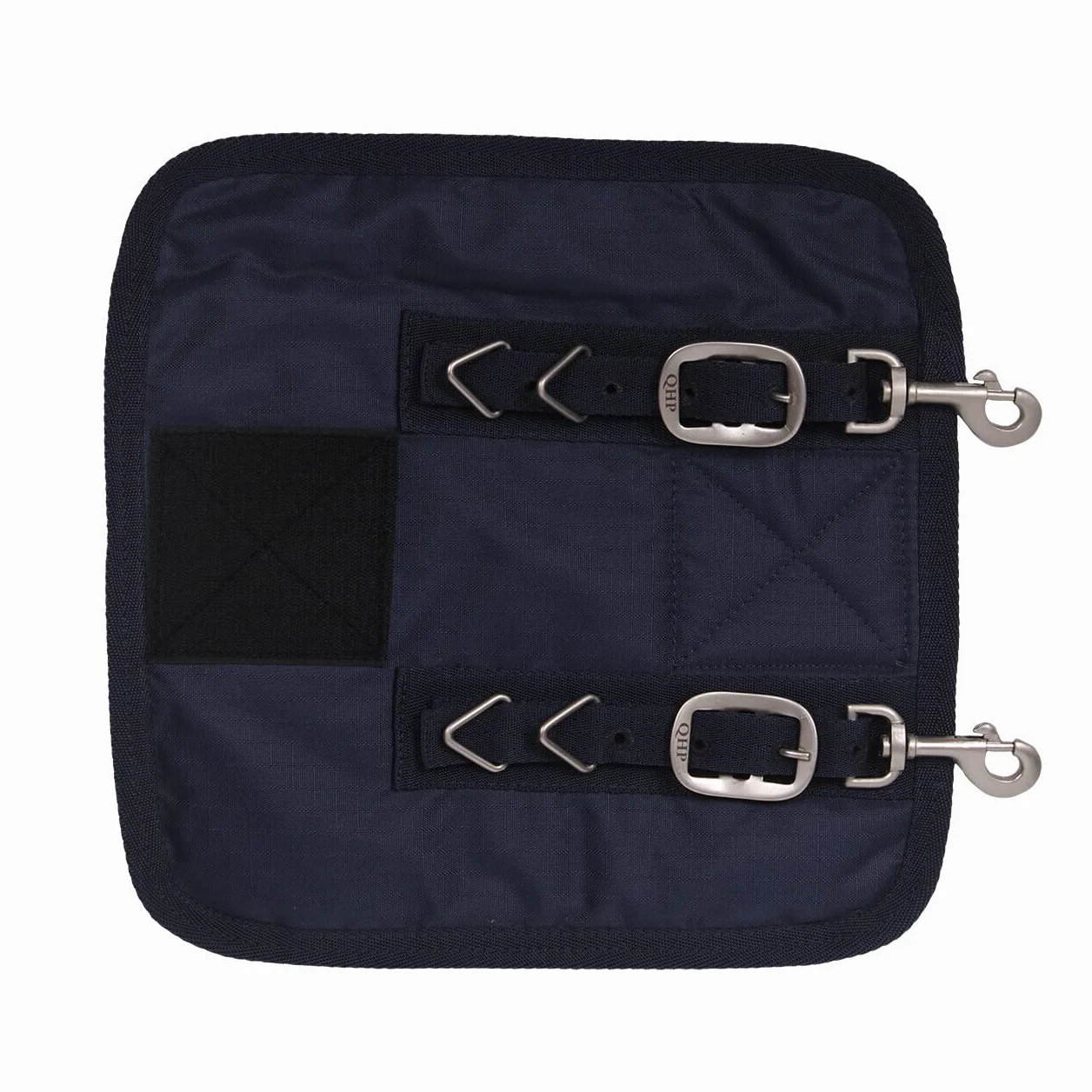 QHP Estensione del Torace con sgancio rapido per cavalli, estensione del petto per coperte per cavalli, accessorio, blu navy, taglia unica