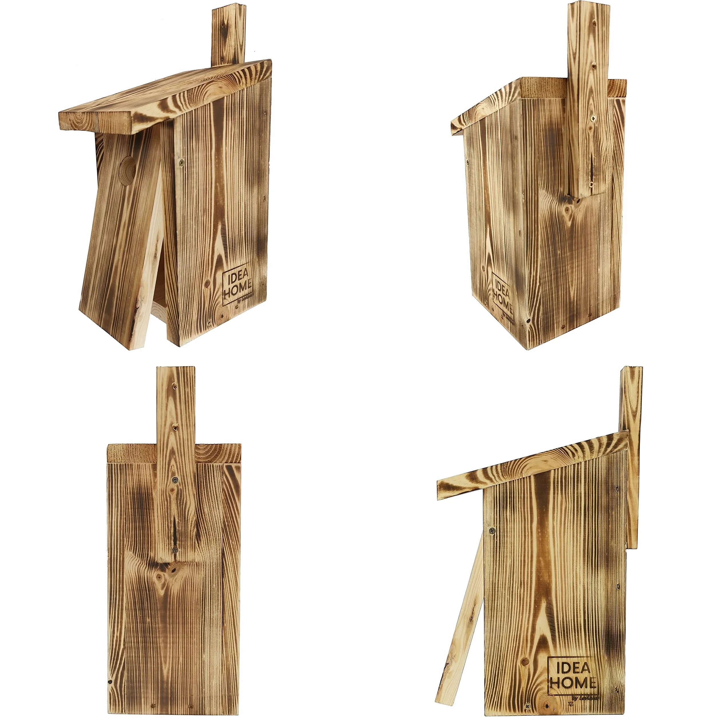 LEVIATAN PARIDAE Nidi Naturali per Cinciallegra Foro 33 mm Legno Massello Casette Uccelli Resistenti Intemperie