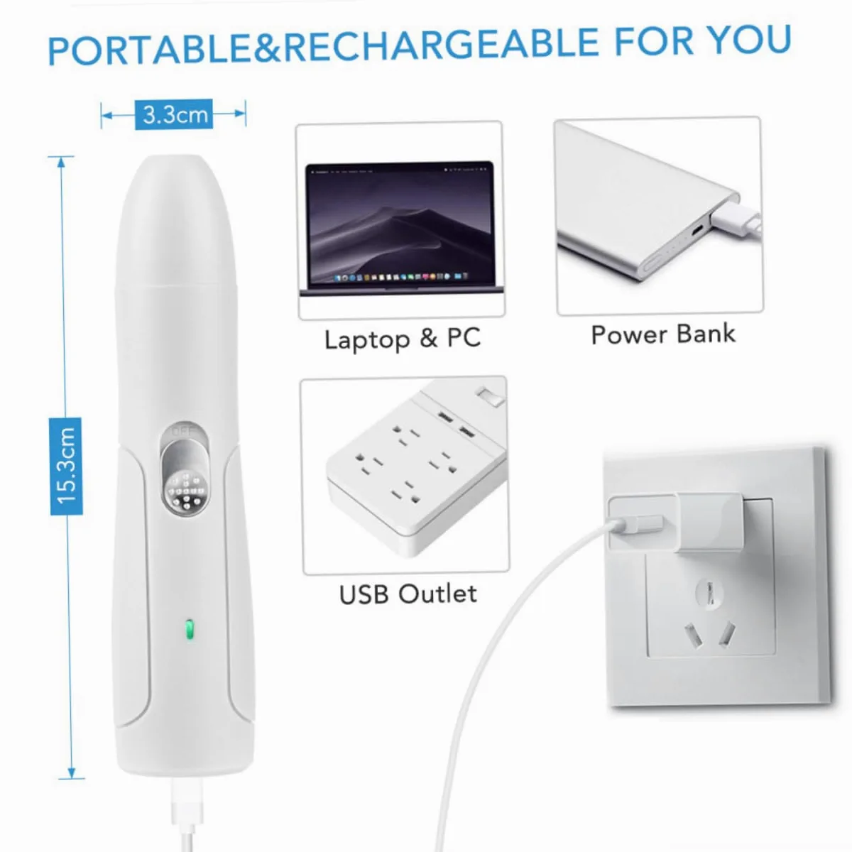 DOITOOL Tagliaunghie Elettrico per Gatti, Levigatura Automatica delle Zampe, Facile da Usare, ABS, la Cura delle Unghie in Casa