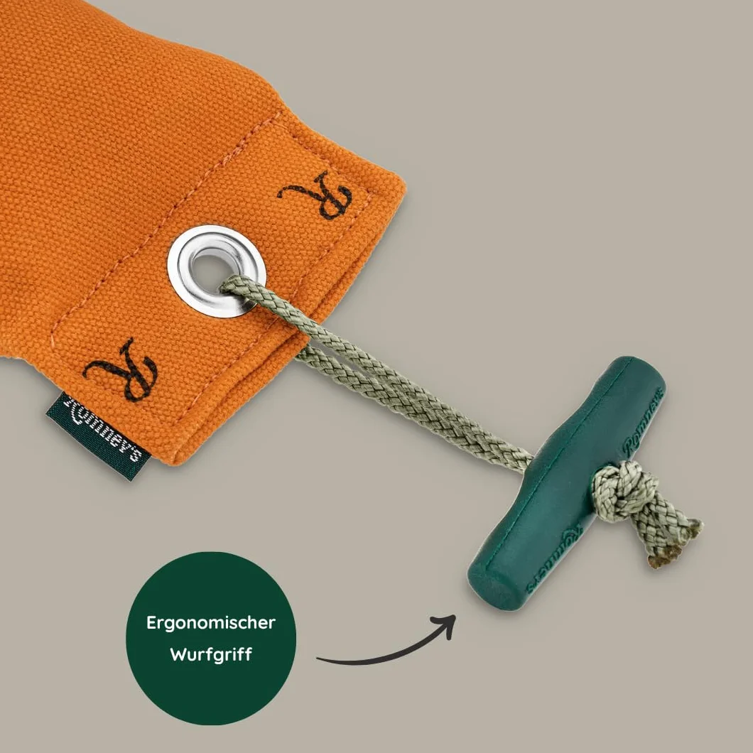 Romneys standard Dummy, 500 g – Realizzato in materiale molto resistente con maniglia di lancio per allenamento dei cani