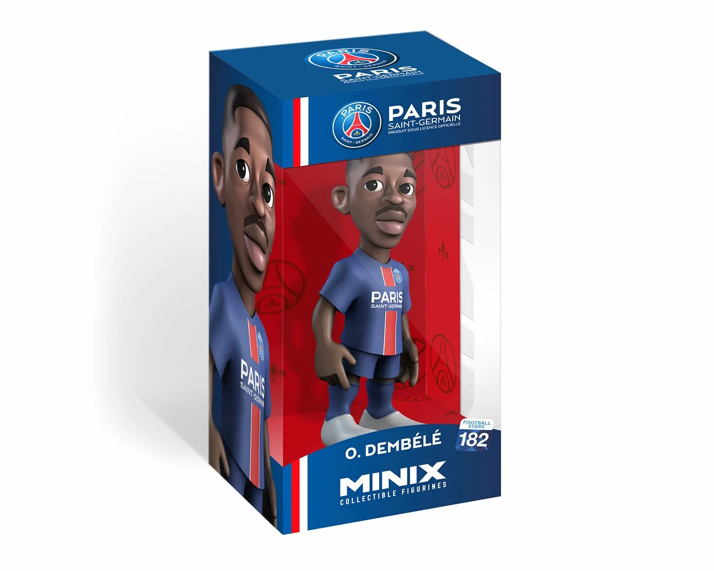 MINIX Football Stars #182 PSG Dembele 10 Statuetta da collezione 12 cm