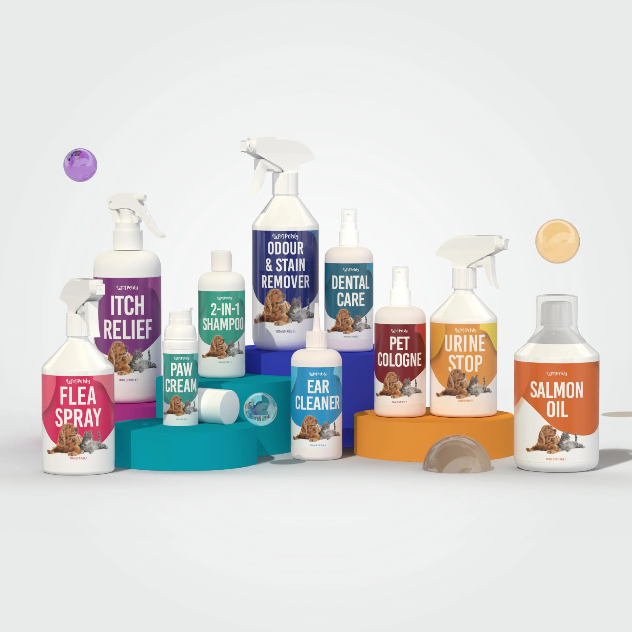 Petsly Repellente per Gatti e Cani Anti Urina Spray Addestrativo 500ml