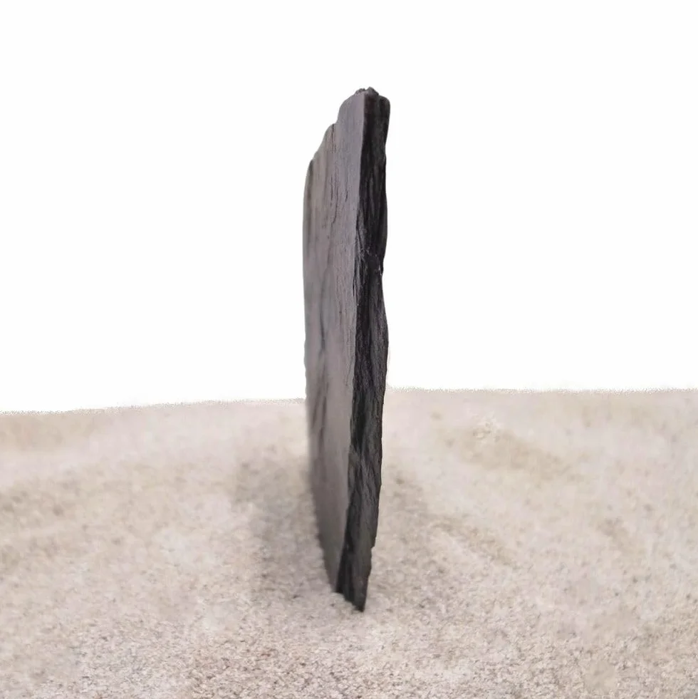 AquaOne Piastre per Acquario in Ardesia | Pietre Naturali 1 Pezzo di Ardesia 1,4-2,0 kg | Dimensioni 10-30 cm per Pietra | Decorazione per Aquascaping, Terrario
