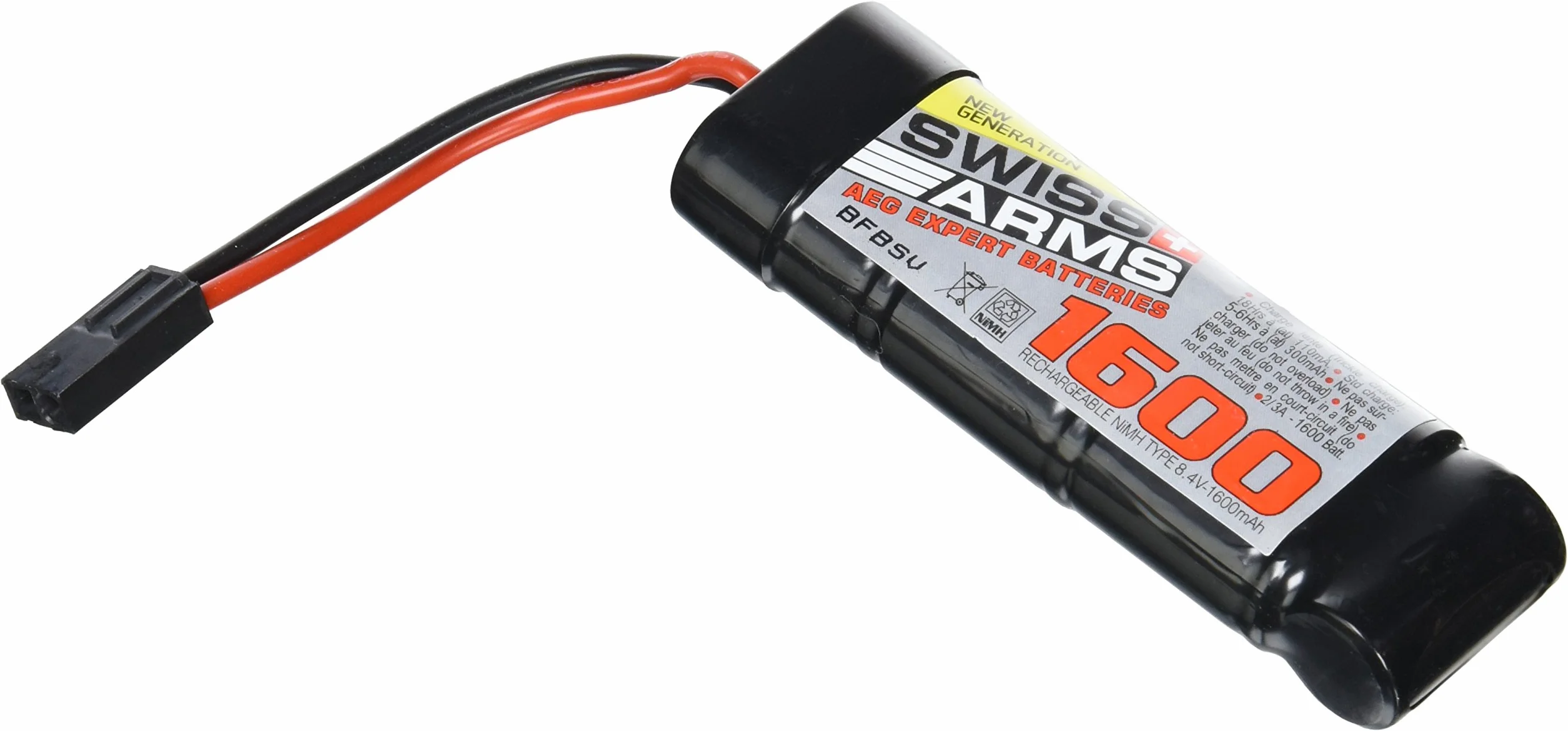 GSG 202430 - Batteria Ni-MH Intellect 8,4V 1600mAh, Colore: Blu