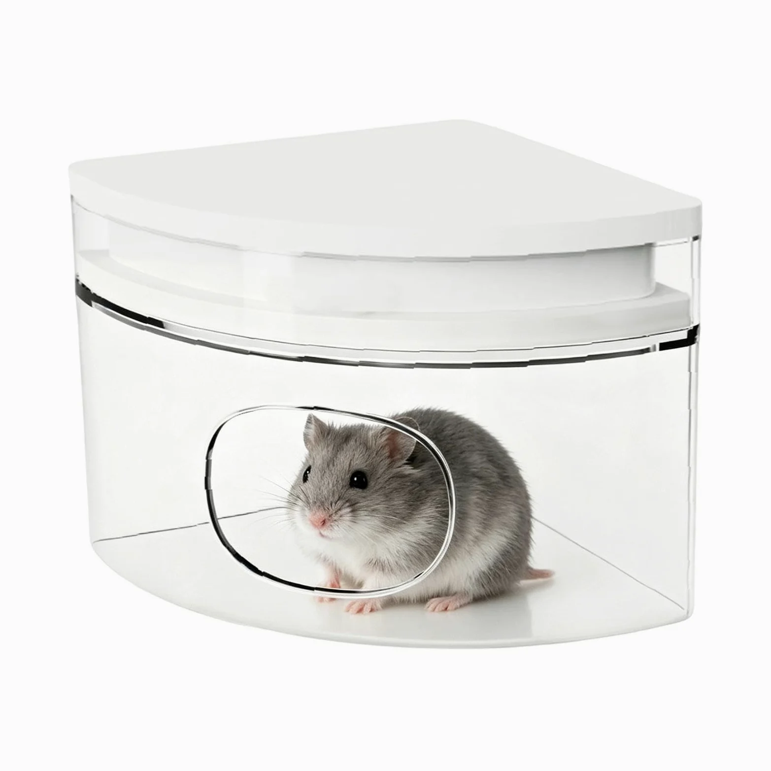 Generisch Casetta per criceti, cuccia per animali domestici, nascondiglio per criceti, per interni ed , gerbilli, cincillà, dorati, topi, lemminge, furetti, corni,
