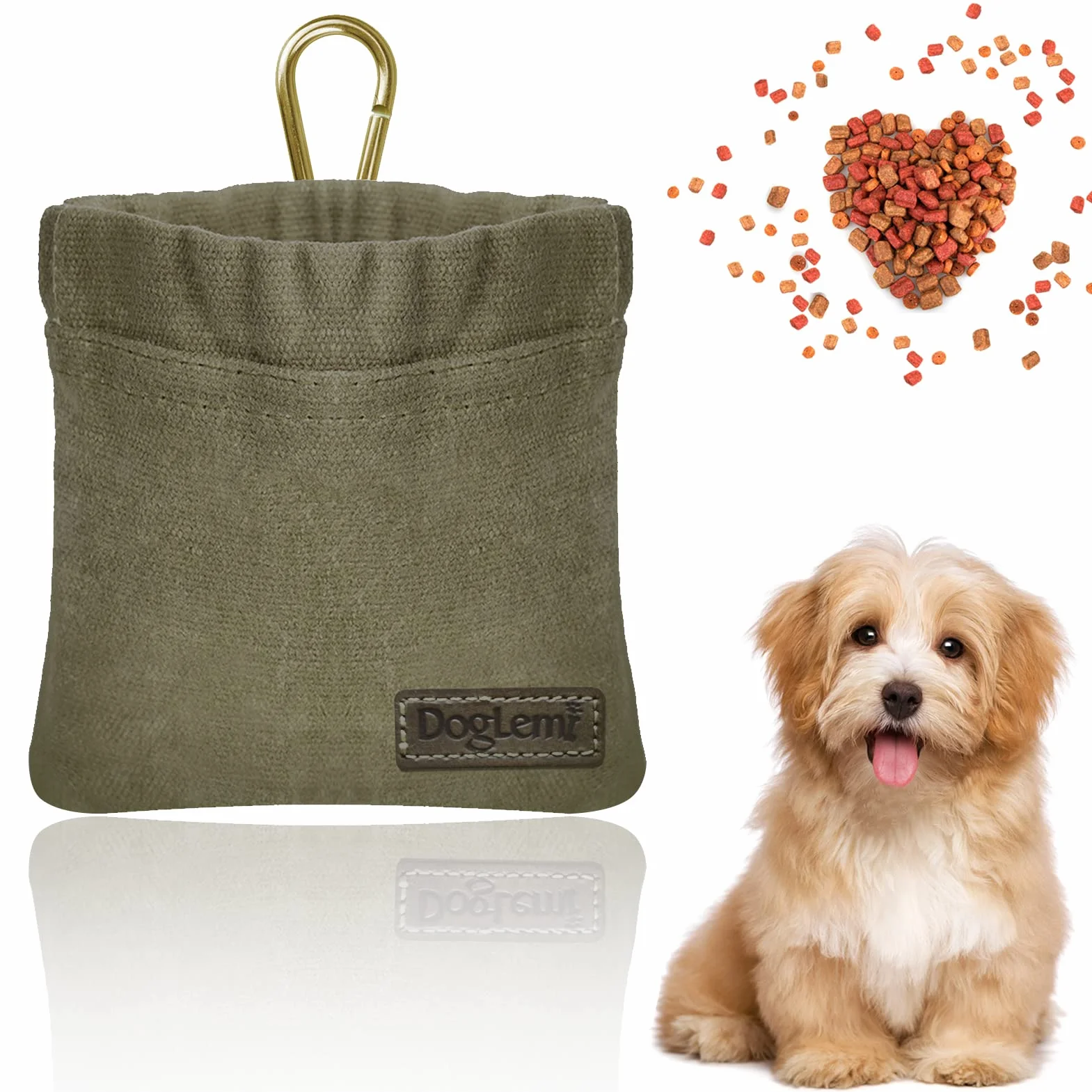 Sheryl&Rain Porta Premietti per Cani, Borsa Addestramento Cane,Piccoli Porta Sacchetti Cane, Snack Porta Crocchette per Cani Addestramento Sacchetto per Gatti Adatto all'Uso Esterno