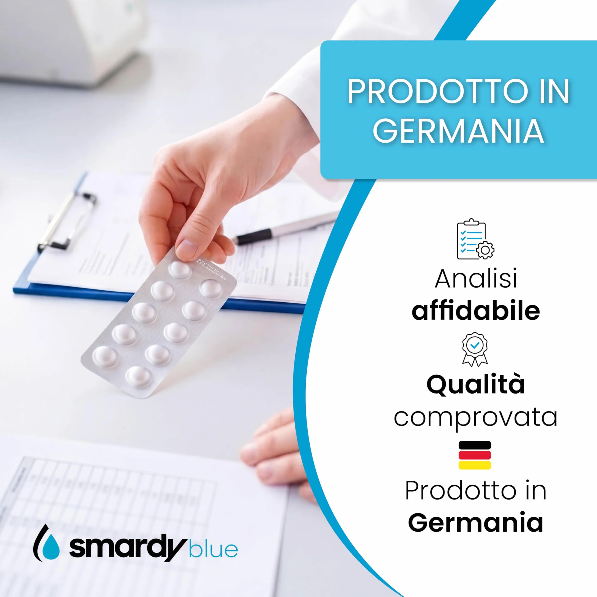 CyA Fotometro Pastiglie 50 – Misura Acido Cianurico Piscina – Compatibile PoolLab SCUBA II BAYROL Made in Germany