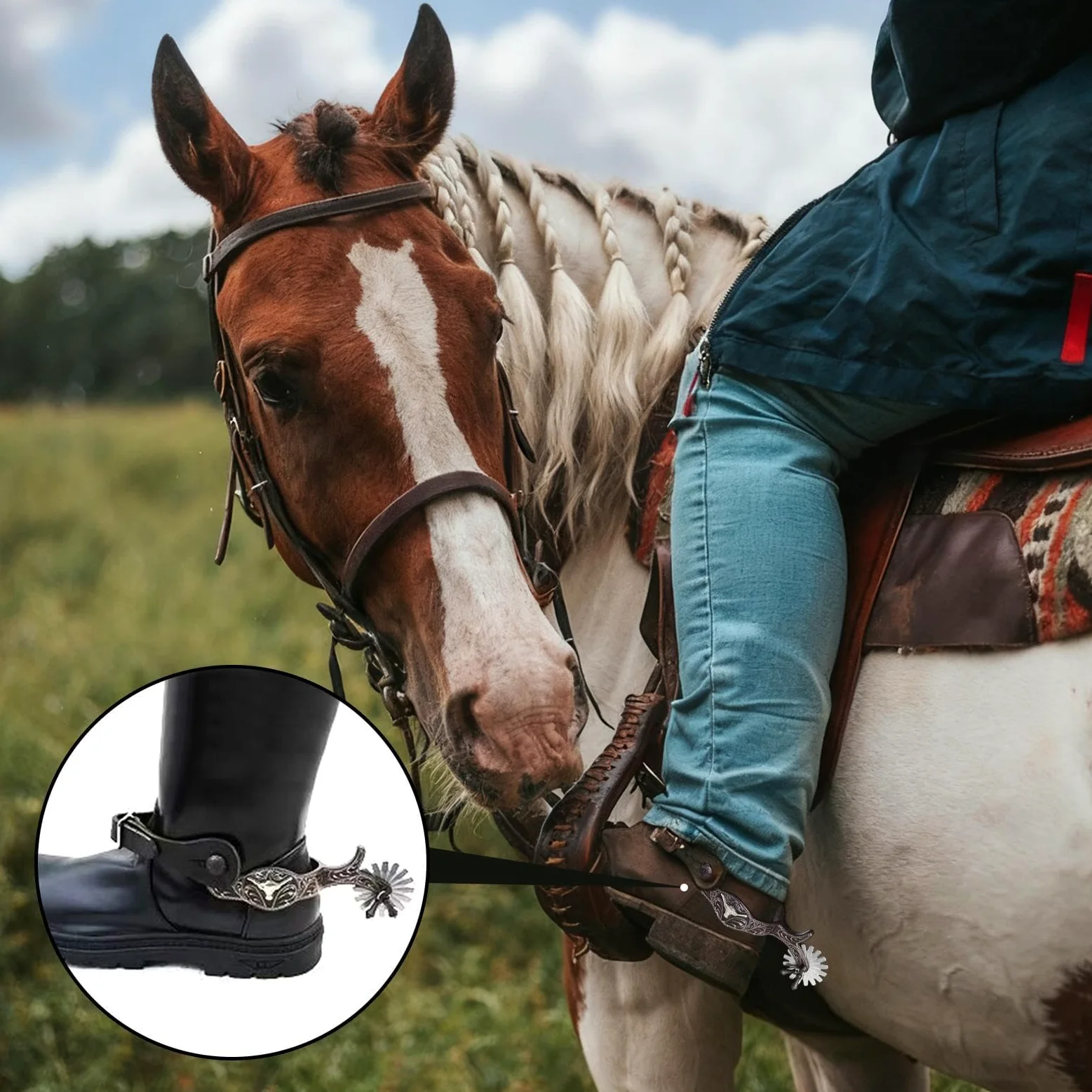 Per Stivali Cowboy Attrezzature per Competizioni Equestri | Equestri Per Equitazione Salto Ostacoli Lavoro Ranch Addestramento Equestre Cavalieri Allevatori Concorrenti Amanti Della