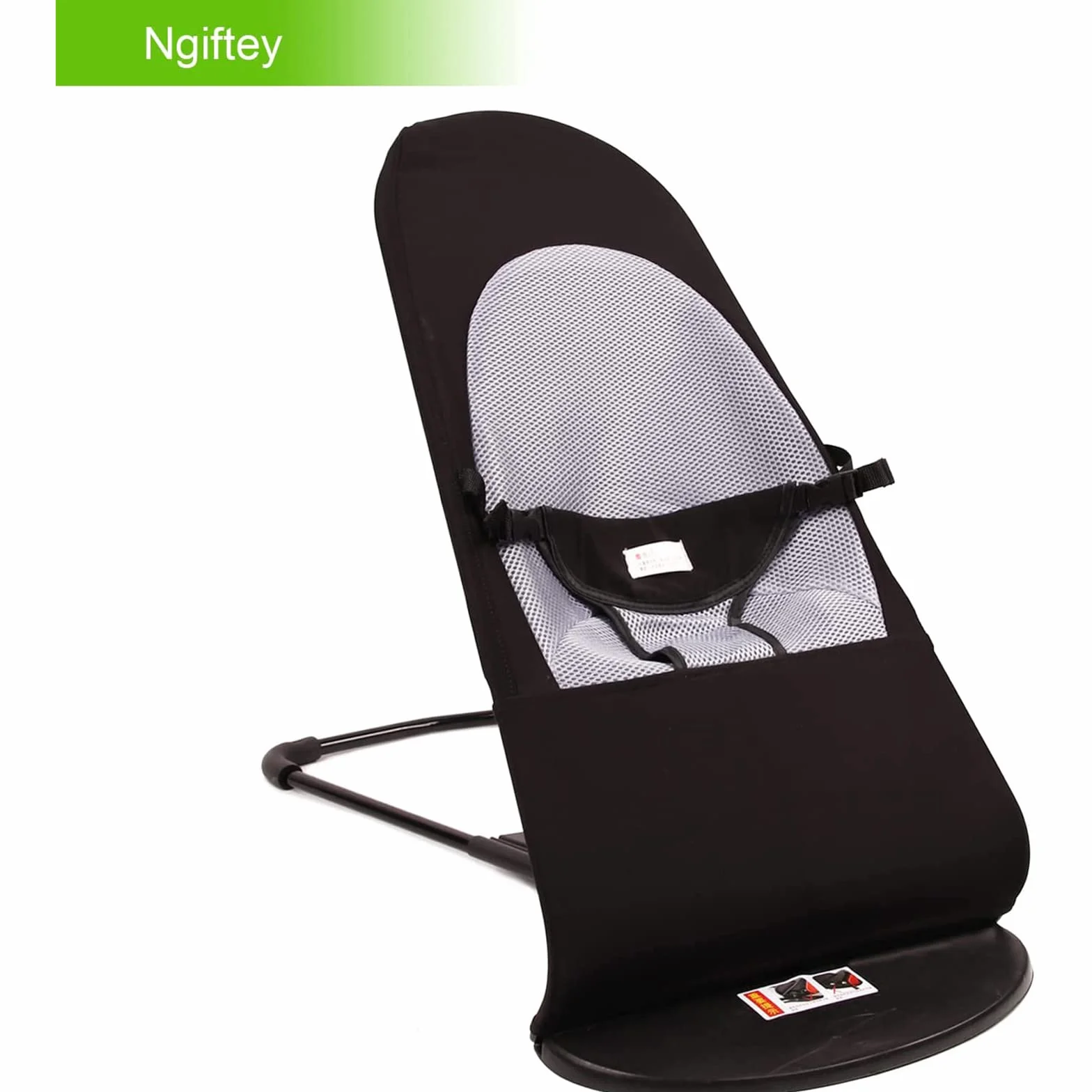 Sedia a Dondolo per Cani, Portatile, Pet Dog Cat Bed, Letto Pieghevole Adatto per Animali Domestici sotto 33 libbre / 15 kg, Nero