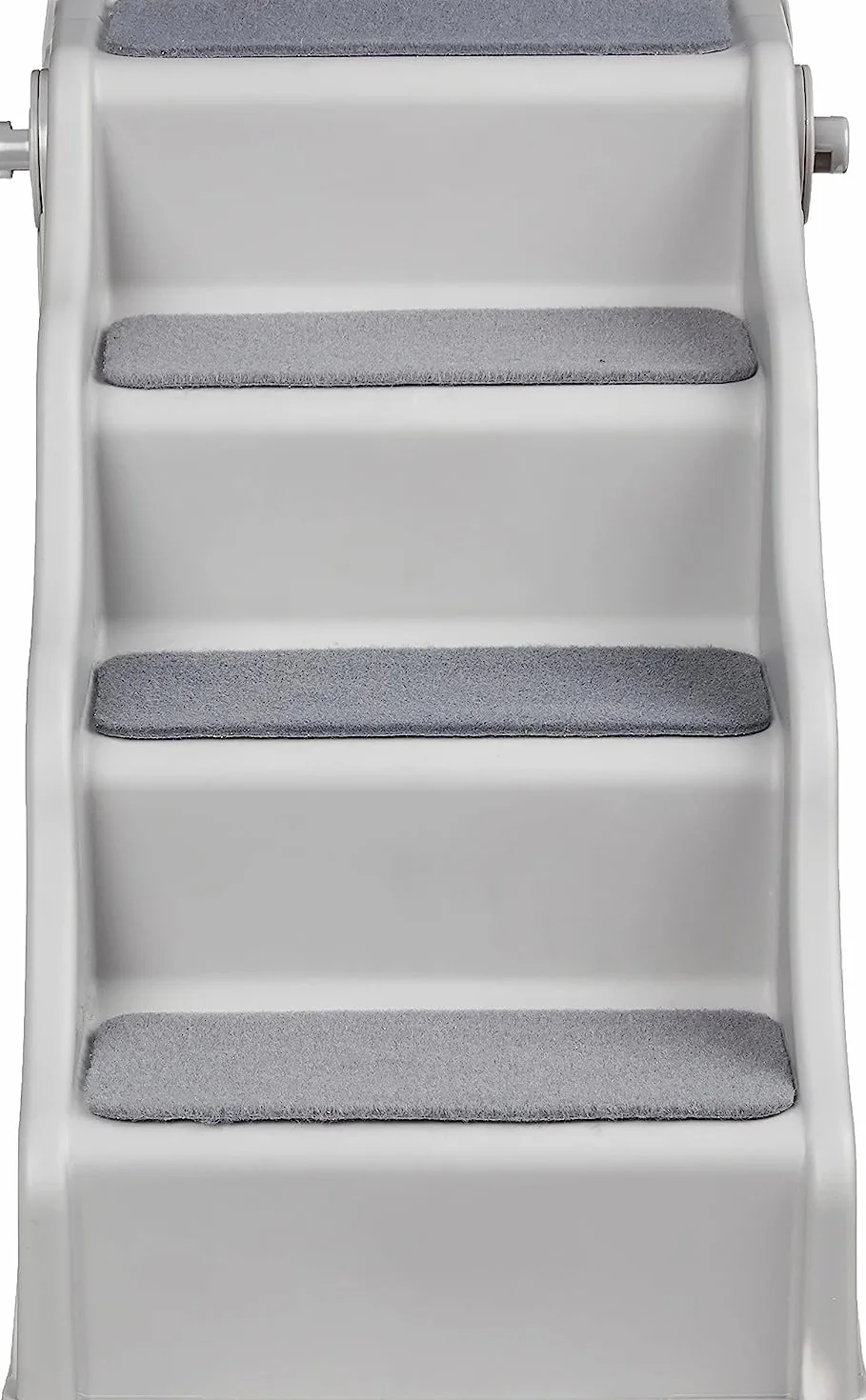 Amazon Basics Scaletta pieghevole per cani e gatti Grigio 60.7 x 40.9 x 50.2 cm