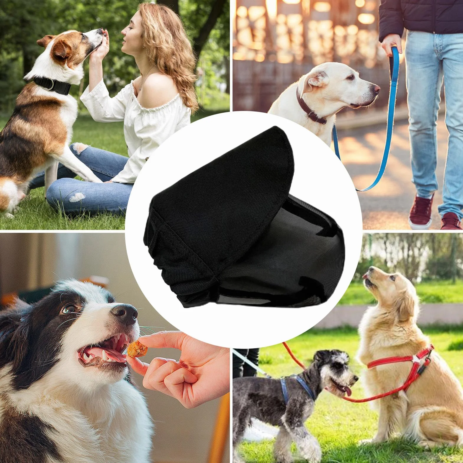 Rete A Maglie Per Muso Del Cane - Cappuccio Protettivo Per Muso Del Cucciolo,Protettore Di Sicurezza In Rete Per Cani,Per Proprietari Di Animali Amanti Di Animali Addestratori Escursionismo Campeggio