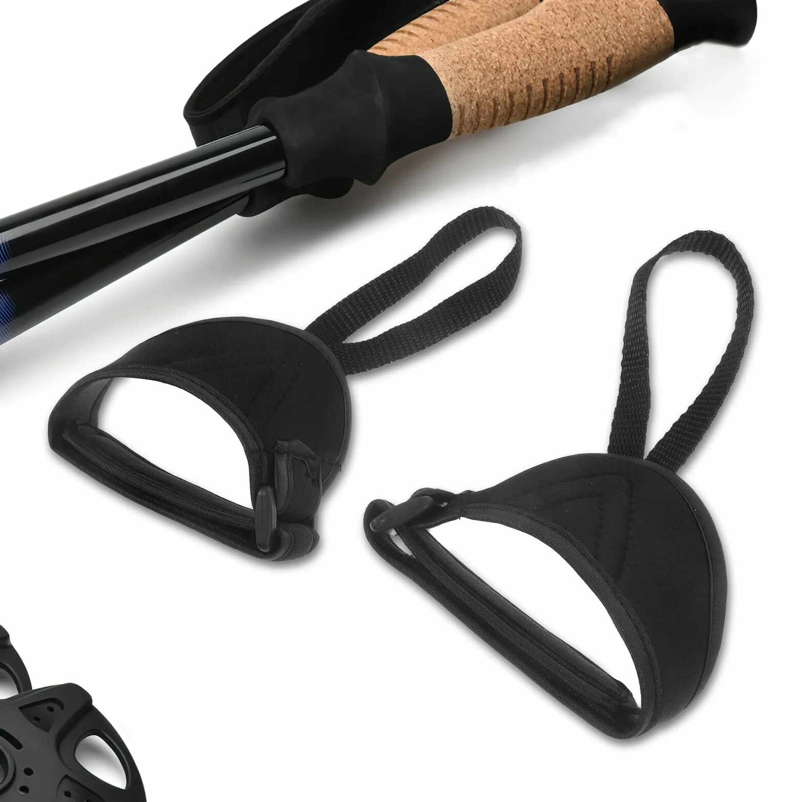Cinturino Da Polso Regolabile Per Bastoncini Da Sci E Trekking Fascia Di Fissaggio Resistente in Poliestere 1 Paio
