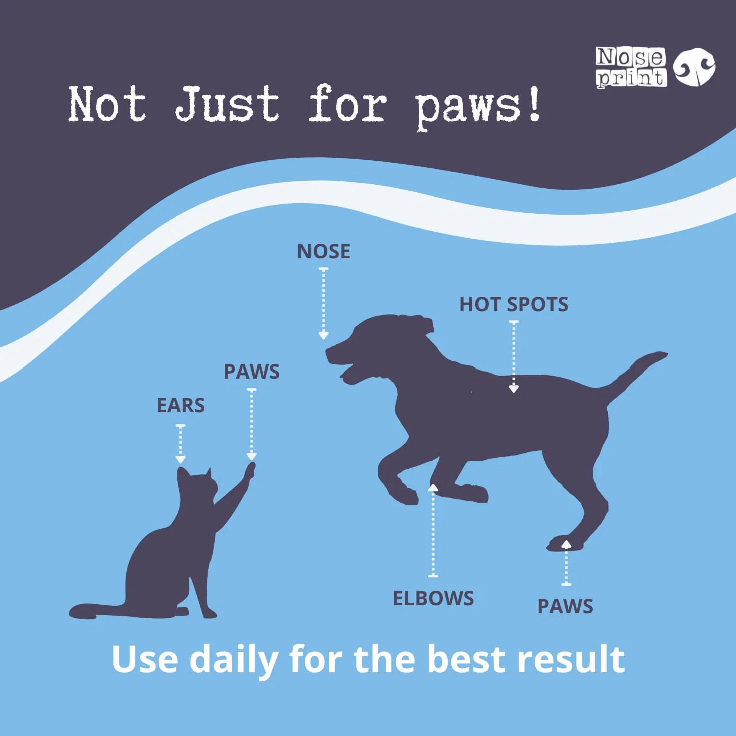 Dog Nose & Paw Balm 100ML Paw Protector Moisturiser for Dry Cracked Pads