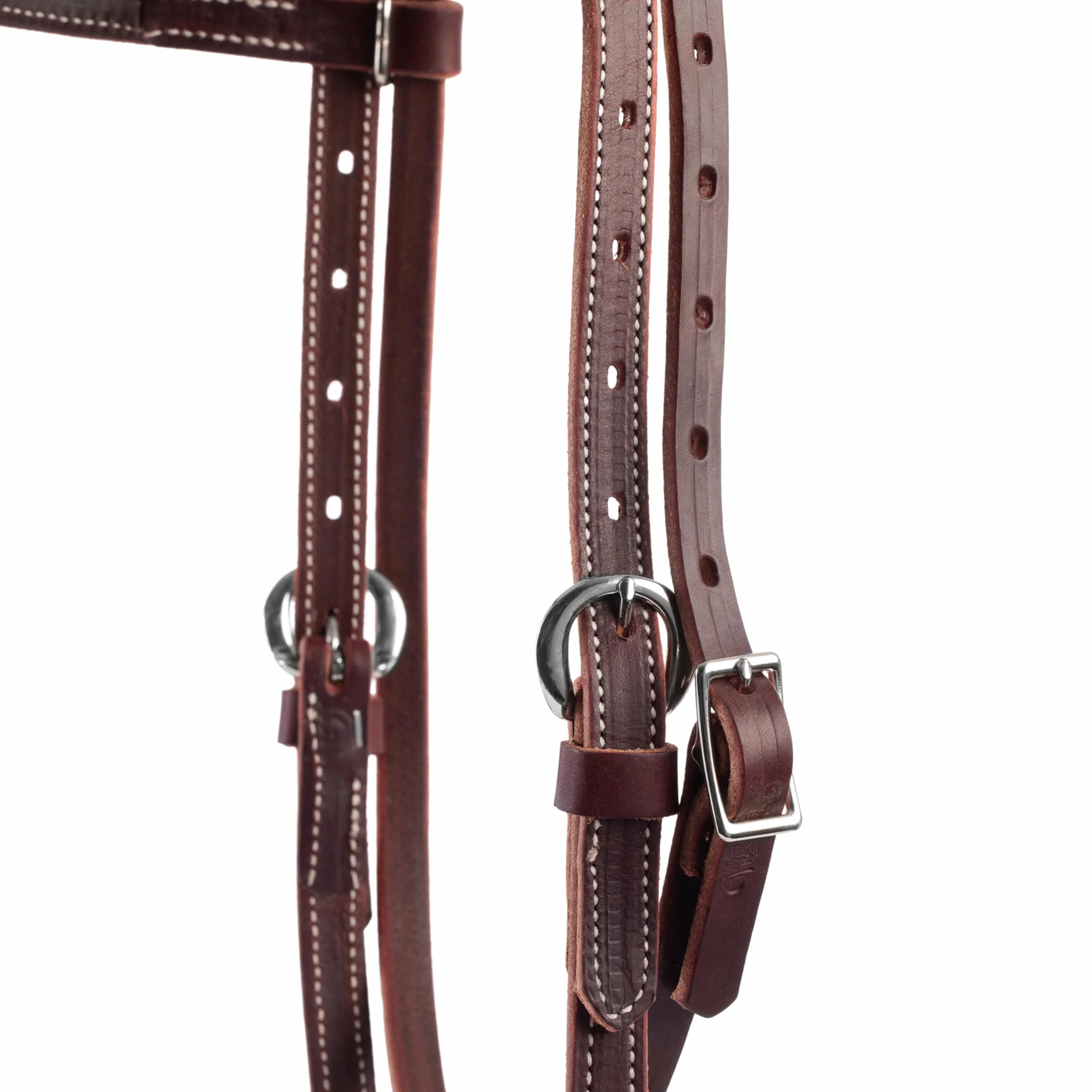 Weaver Leather Cinghia di Cuoio, testiera con frontalino in Pelle