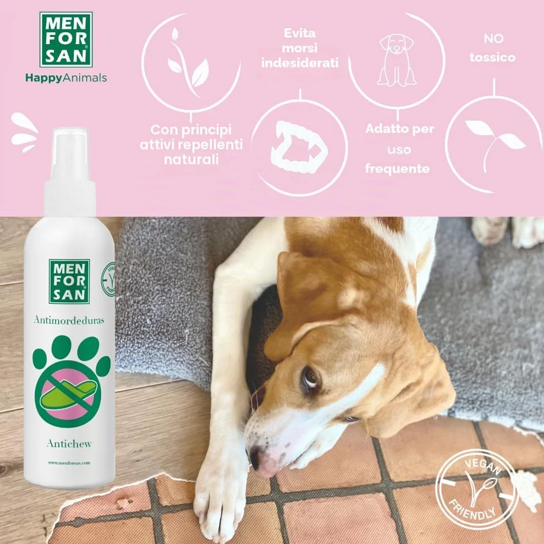 Spray Anti-mordillage pour chiens Menforsan (125 ml)