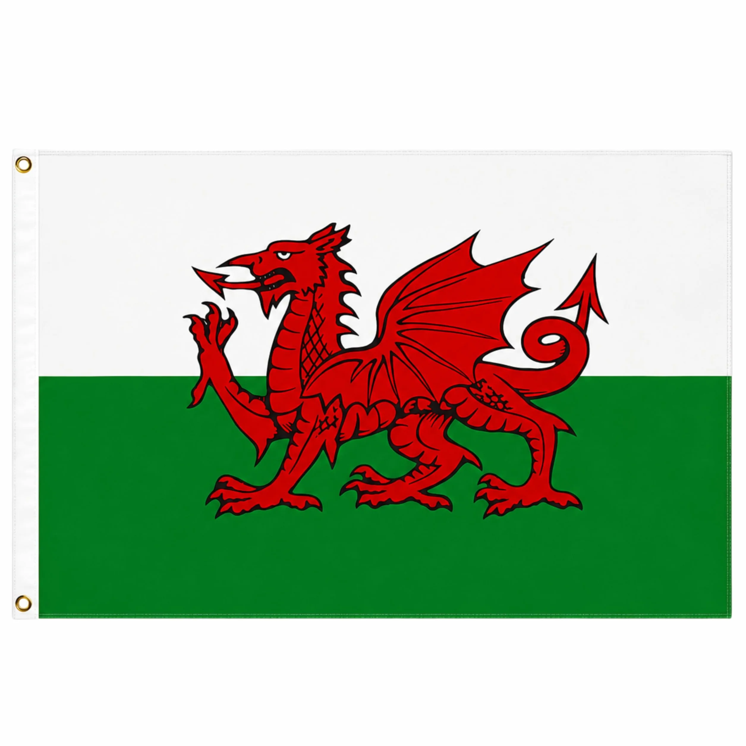 SHATCHI Grande bandiera del Galles drago gallese Cymru bandiera nazionale in poliestere tessuto di ottone occhielli per la Coppa del Mondo FIFA calcio rugby sport sostenitore