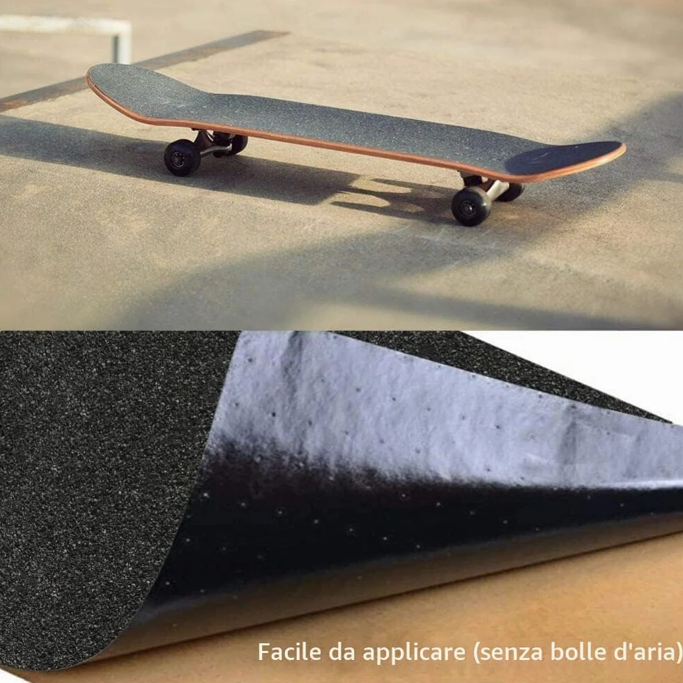 COSOOS Nastro Antiscivolo per Skateboard 115 x 27 cm Impermeabile