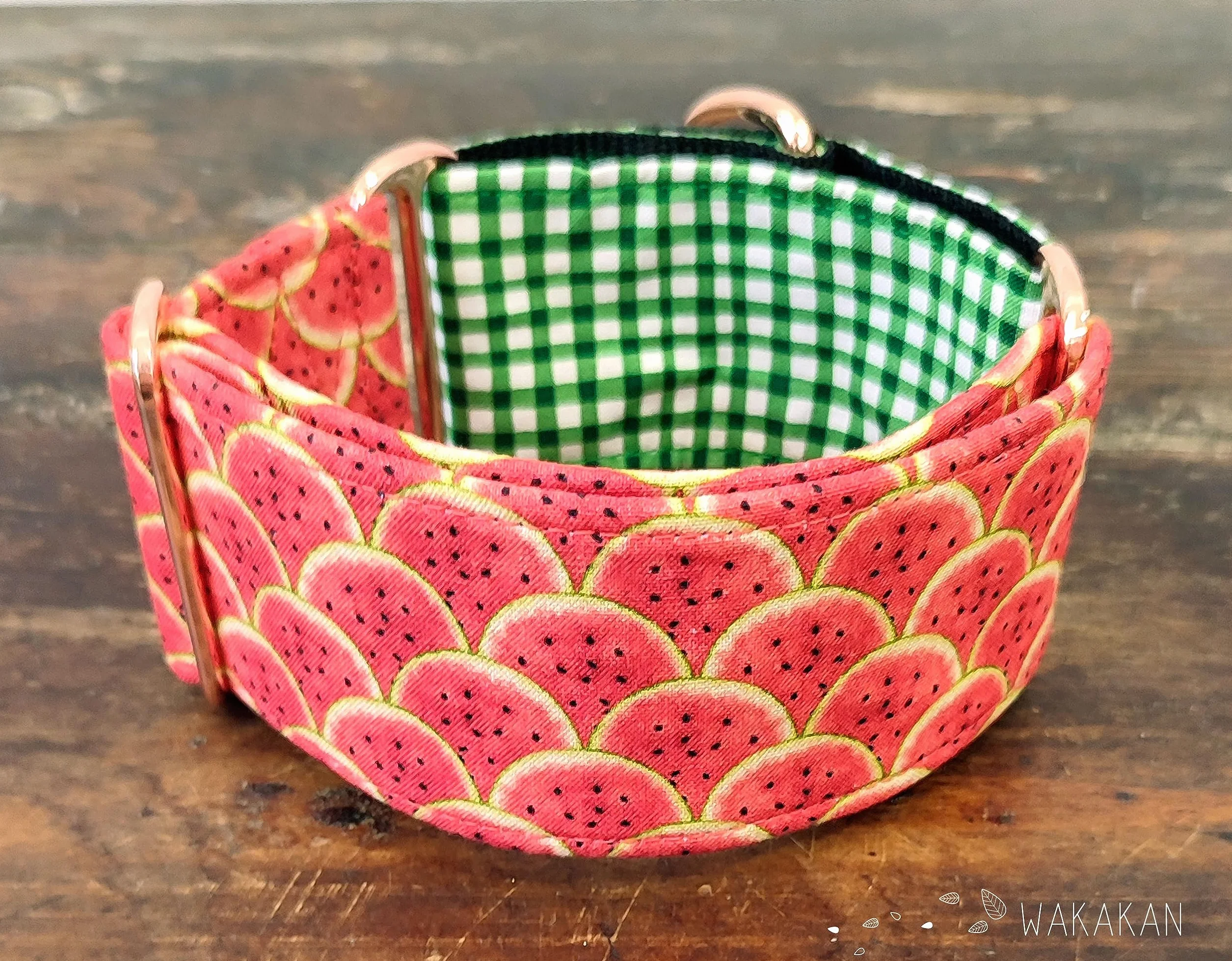 Collare per cani martingale Summer Days fatto a mano Wakakán