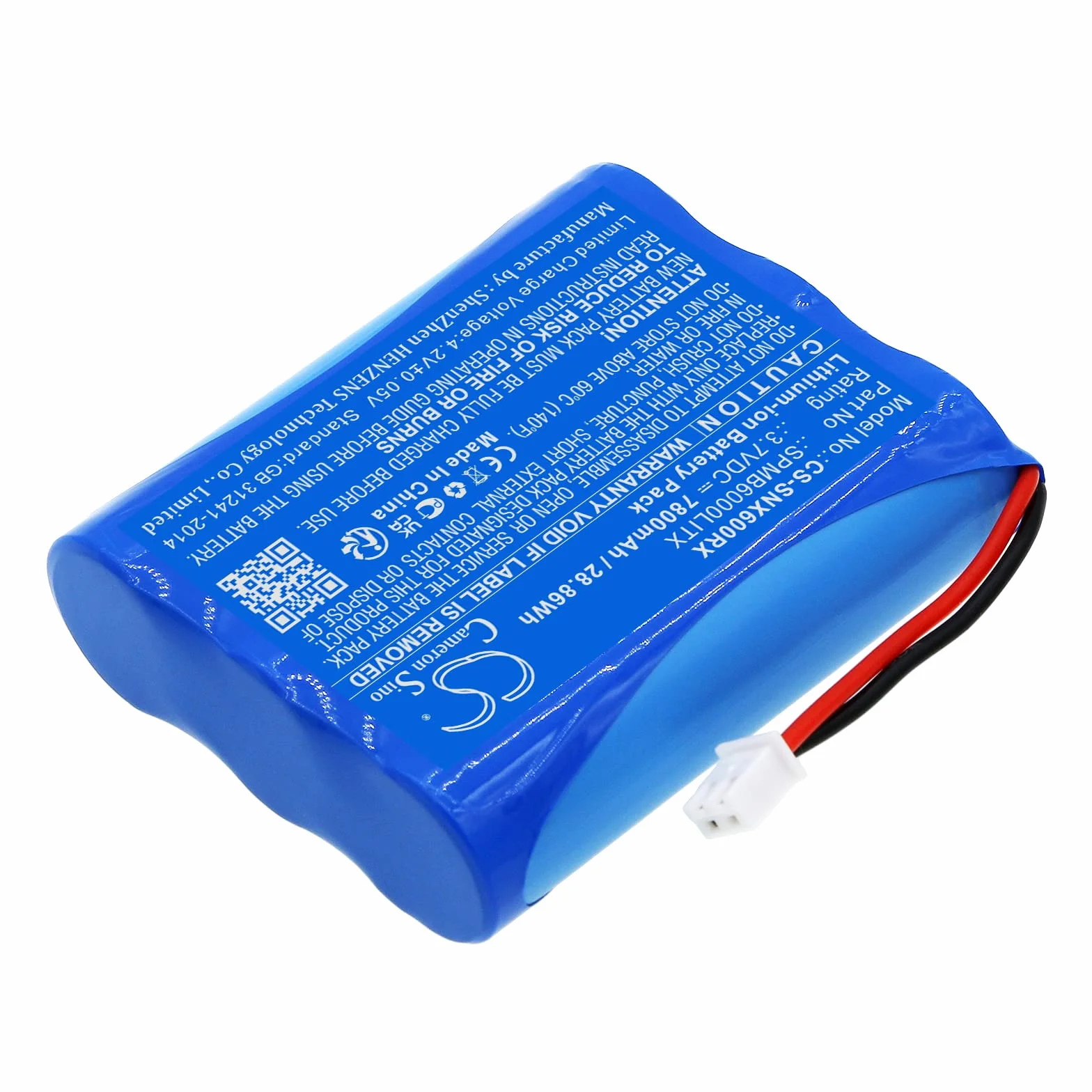 Techtek Bateria 7800mAh do Spektrum Transmitter iX12 NX6 NX8