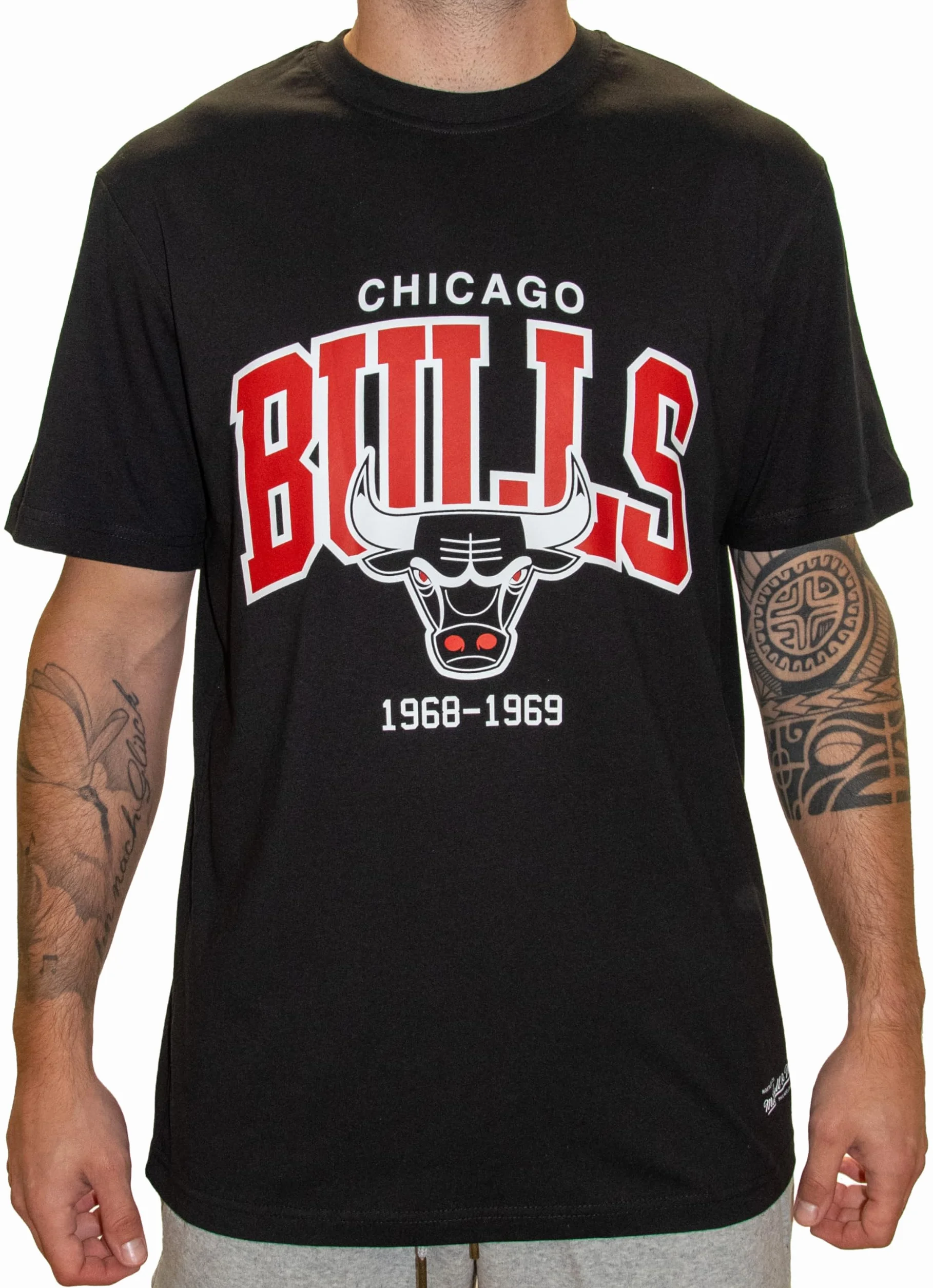 Mitchell & Ness Uomo T-Shirt NBA/HWC Team Arch Print