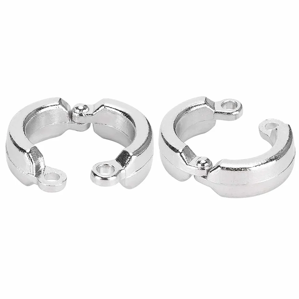 Anelli per Piedi per Uccelli in Metallo per Gambe di Pappagalli 10 Pezzi Clip di Apertura Accessori per Piccoli Uccelli